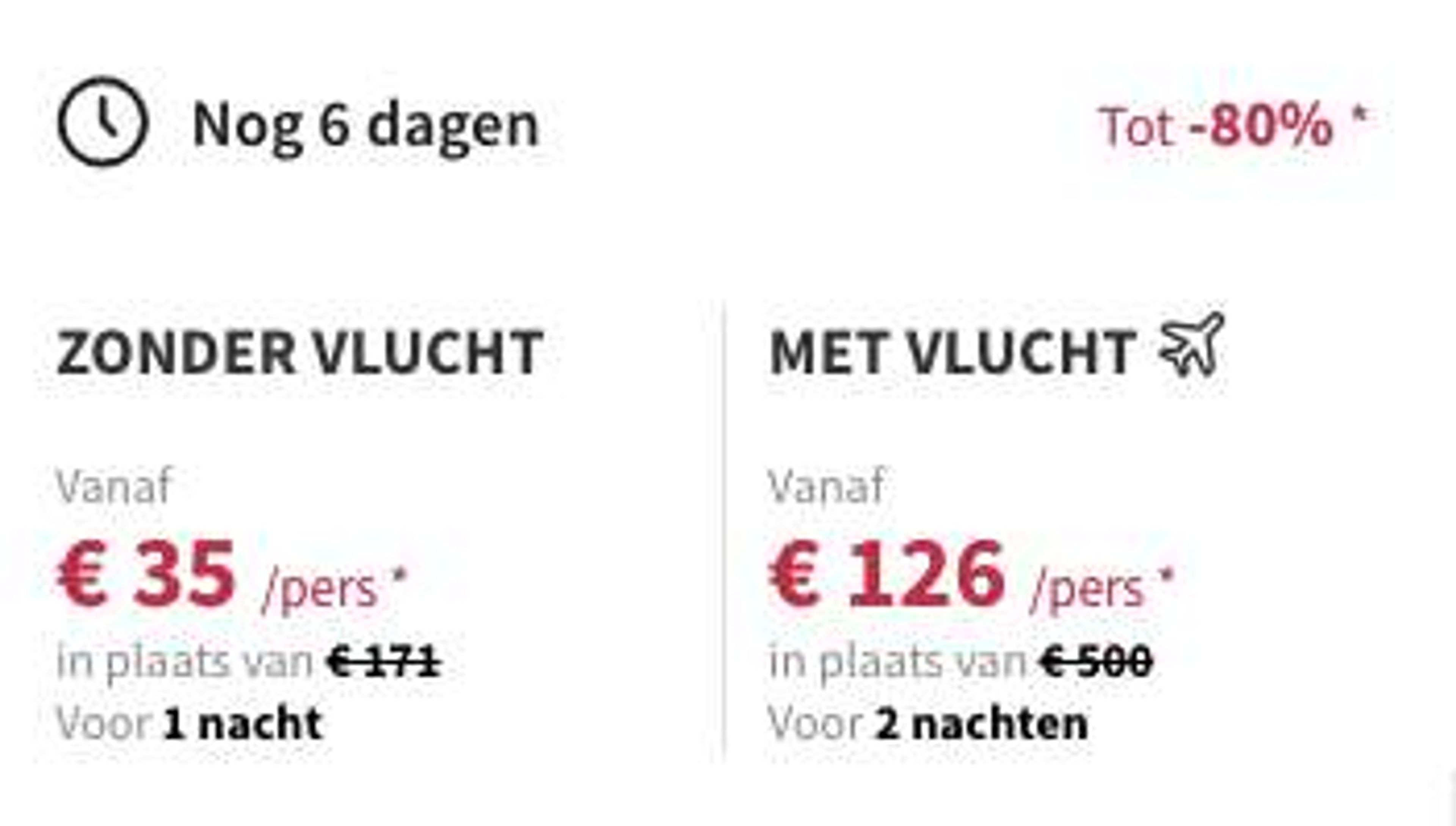 Boekingsvoorbeeld
