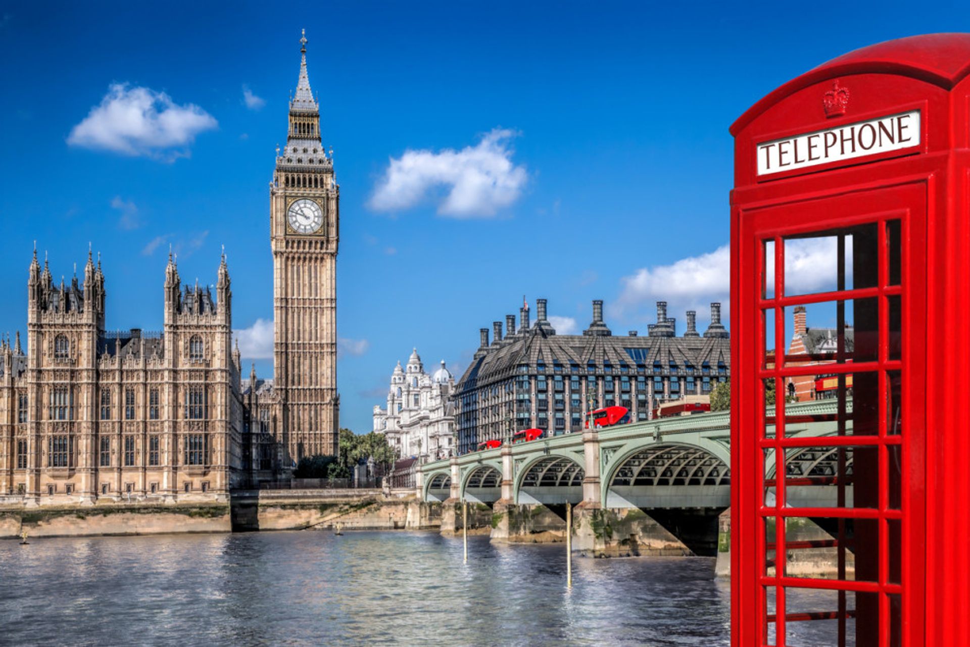 Big Ben en Westminister Palace in Londen