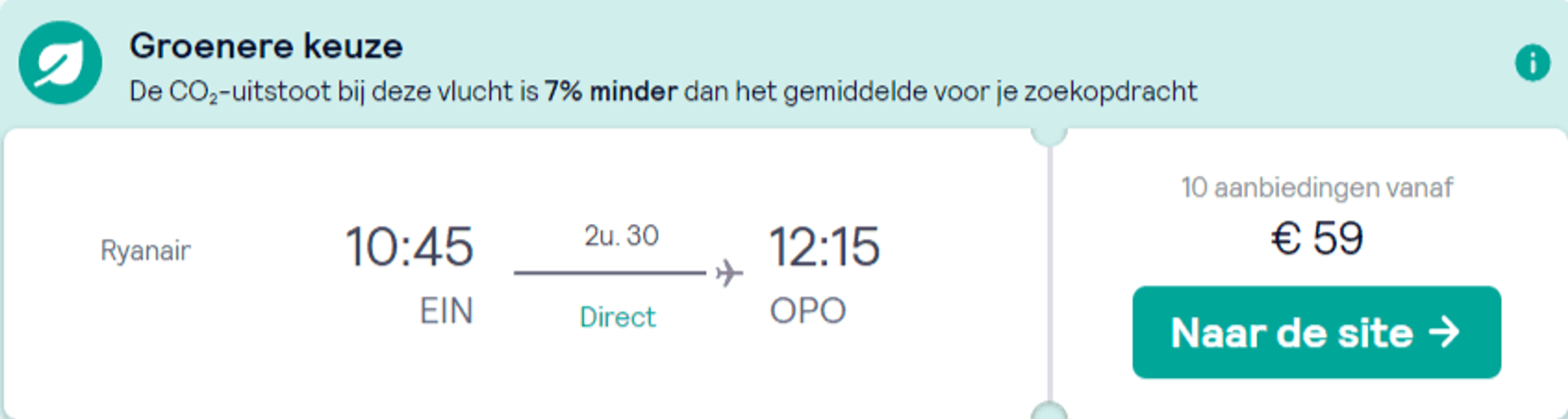 Boekingsvoorbeeld