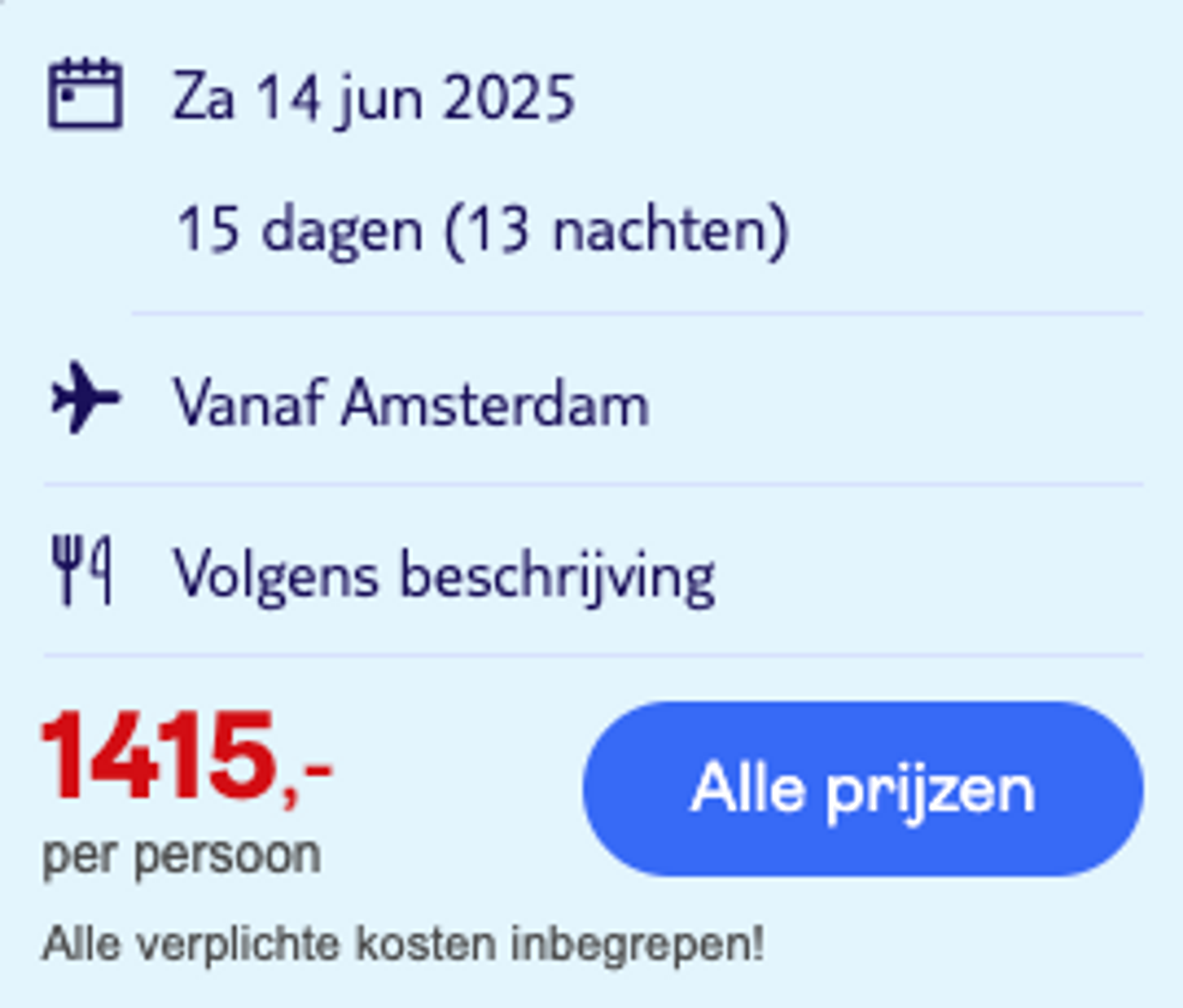 Boekingsvoorbeeld