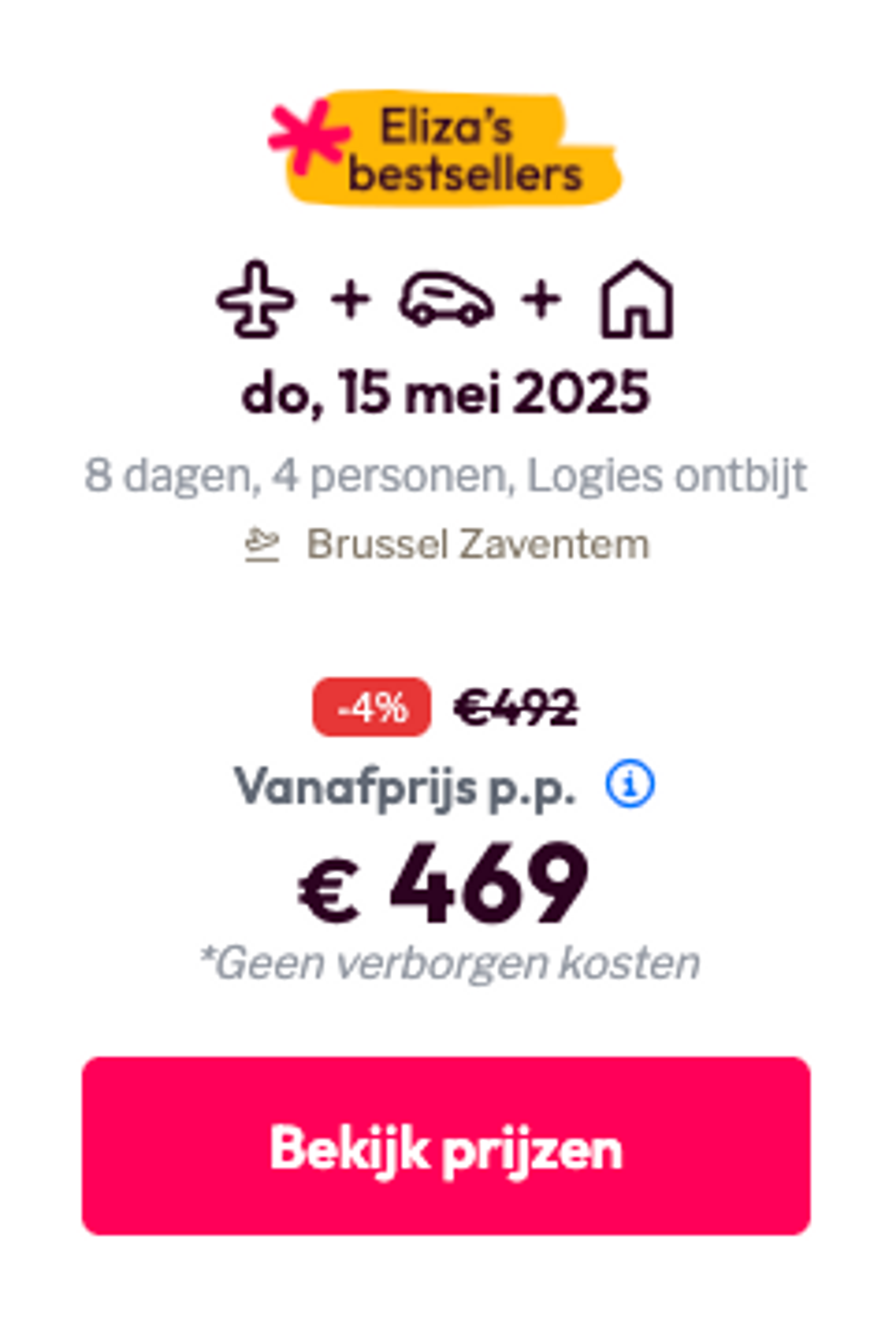 Boekingsvoorbeeld