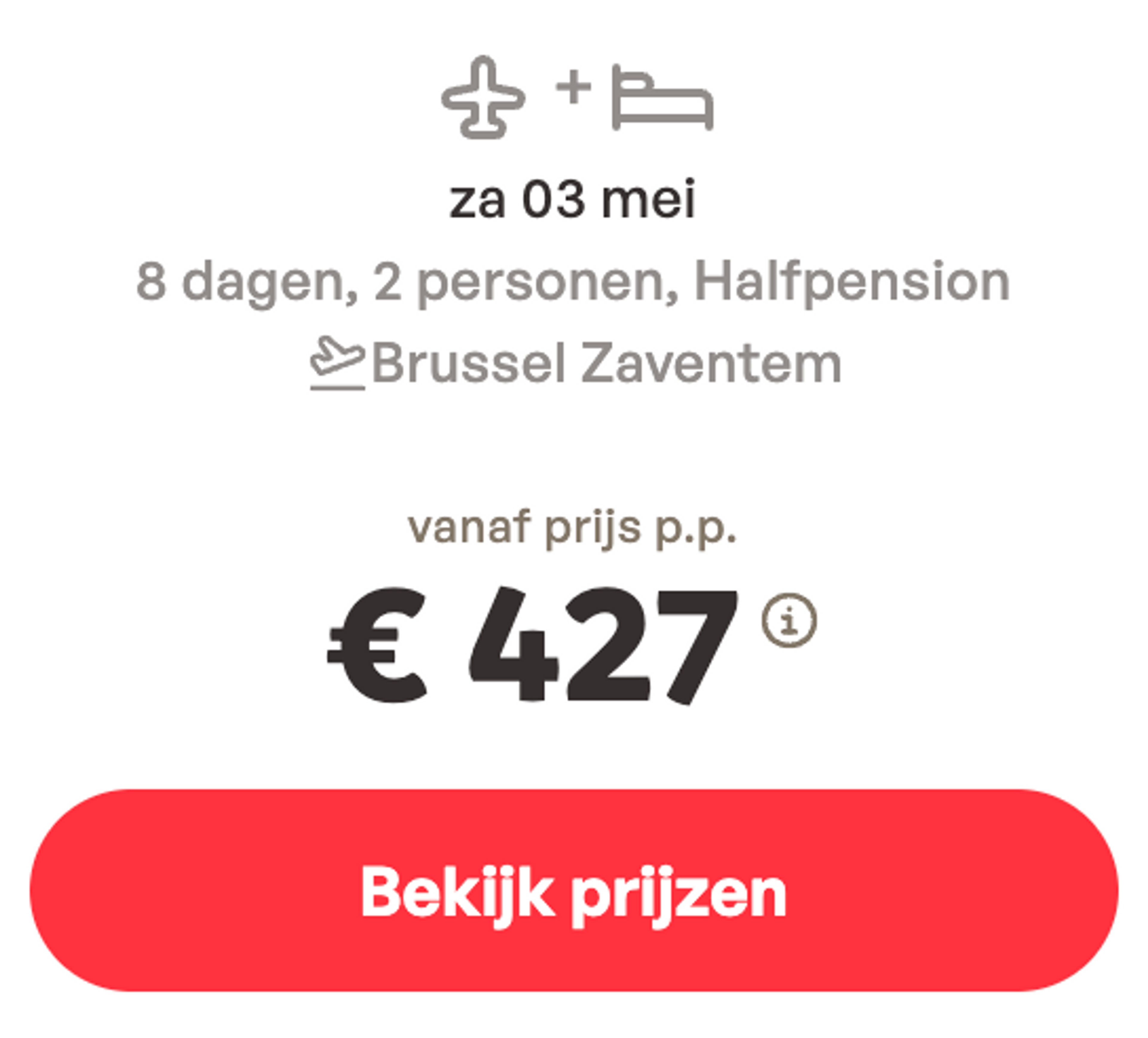 Boekingsvoorbeeld