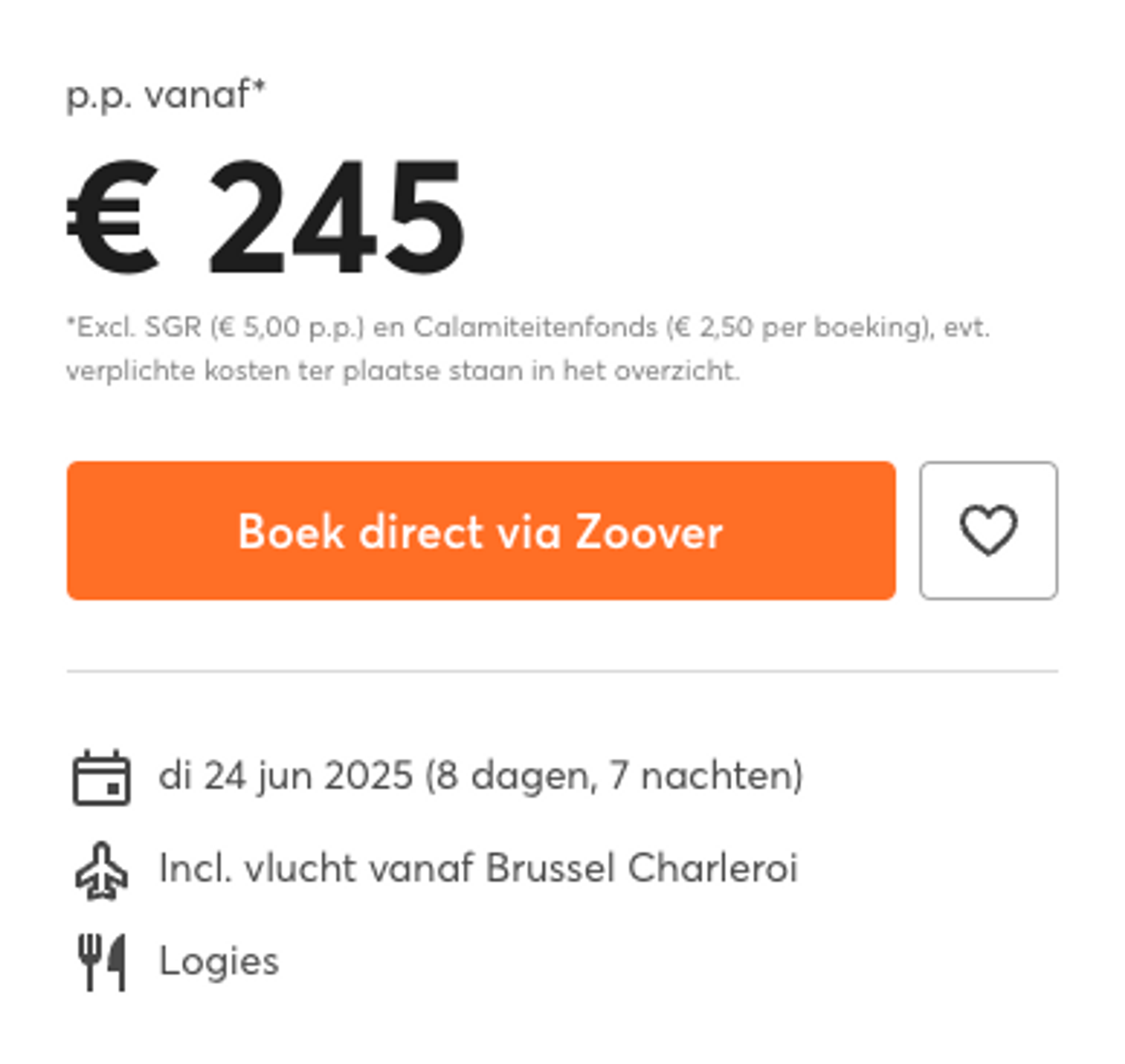 Boekingsvoorbeeld