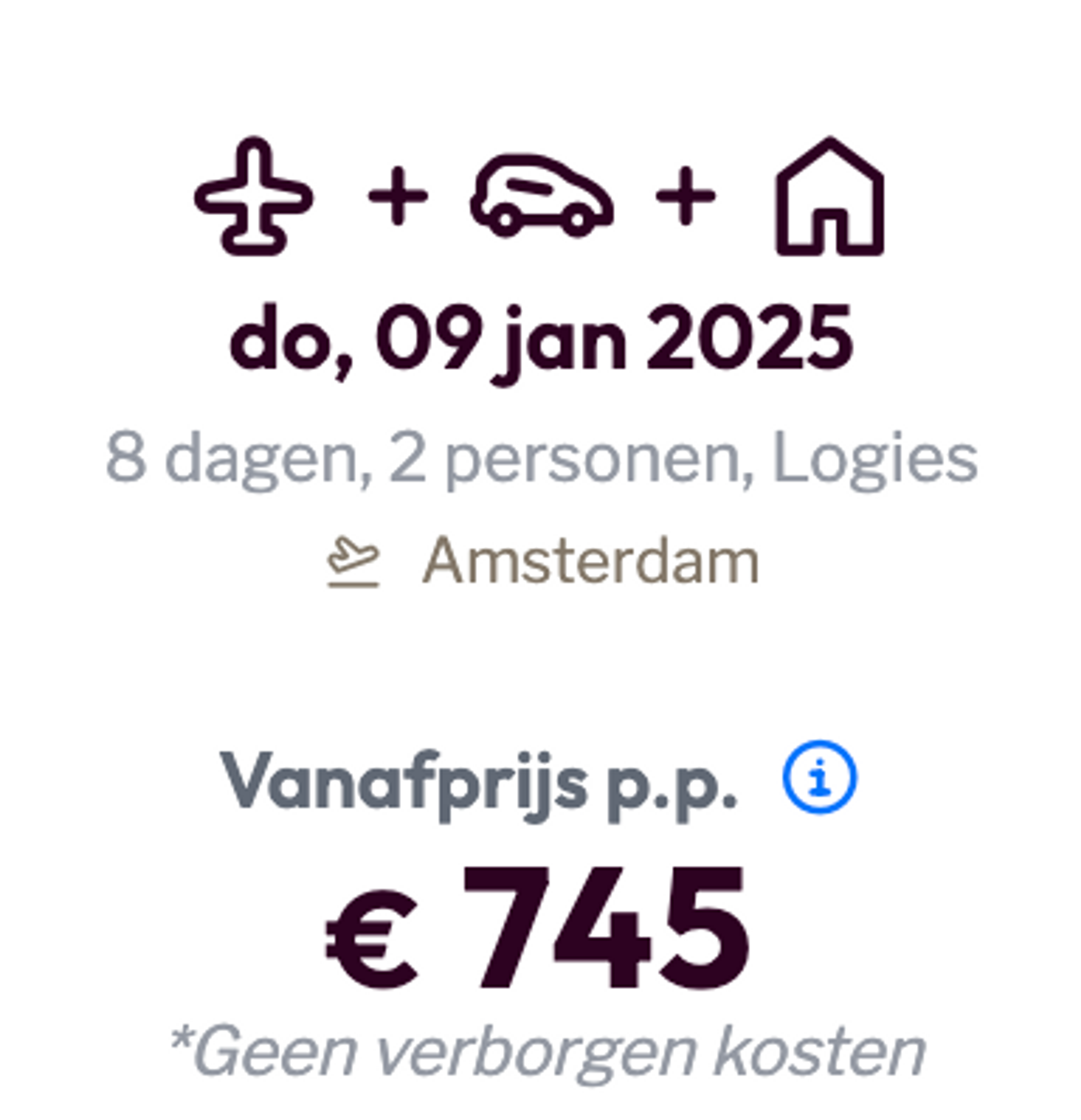 Boekingsvoorbeeld