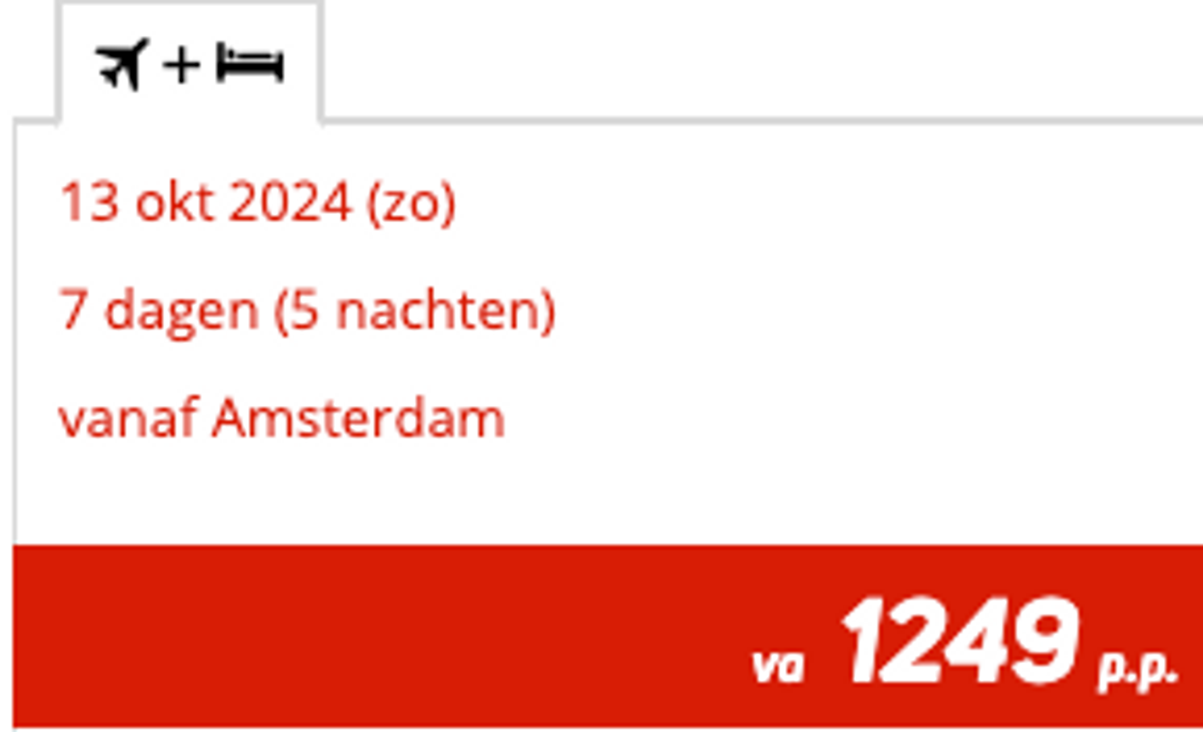 Boekingsvoorbeeld