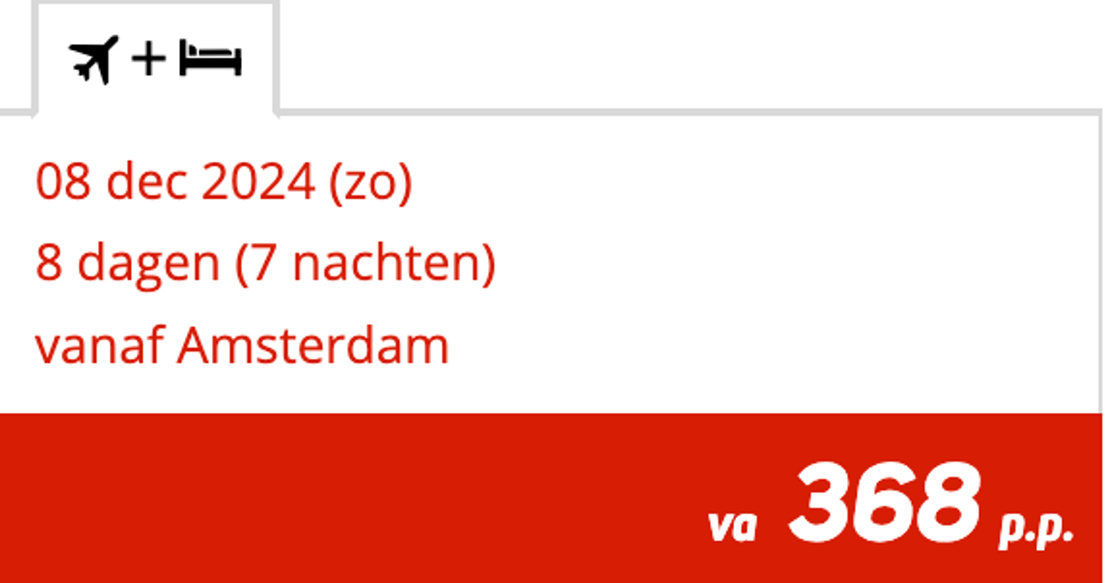 Boekingsvoorbeeld