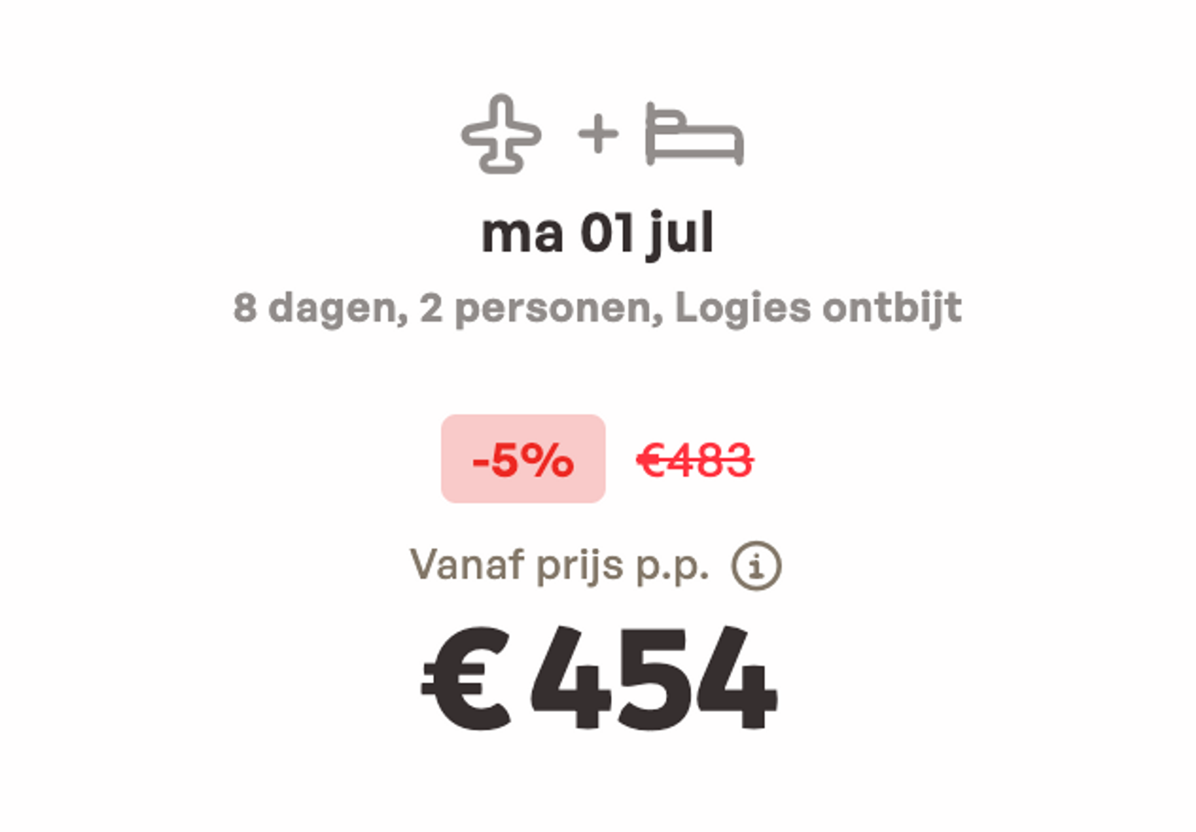 Boekingsvoorbeeld