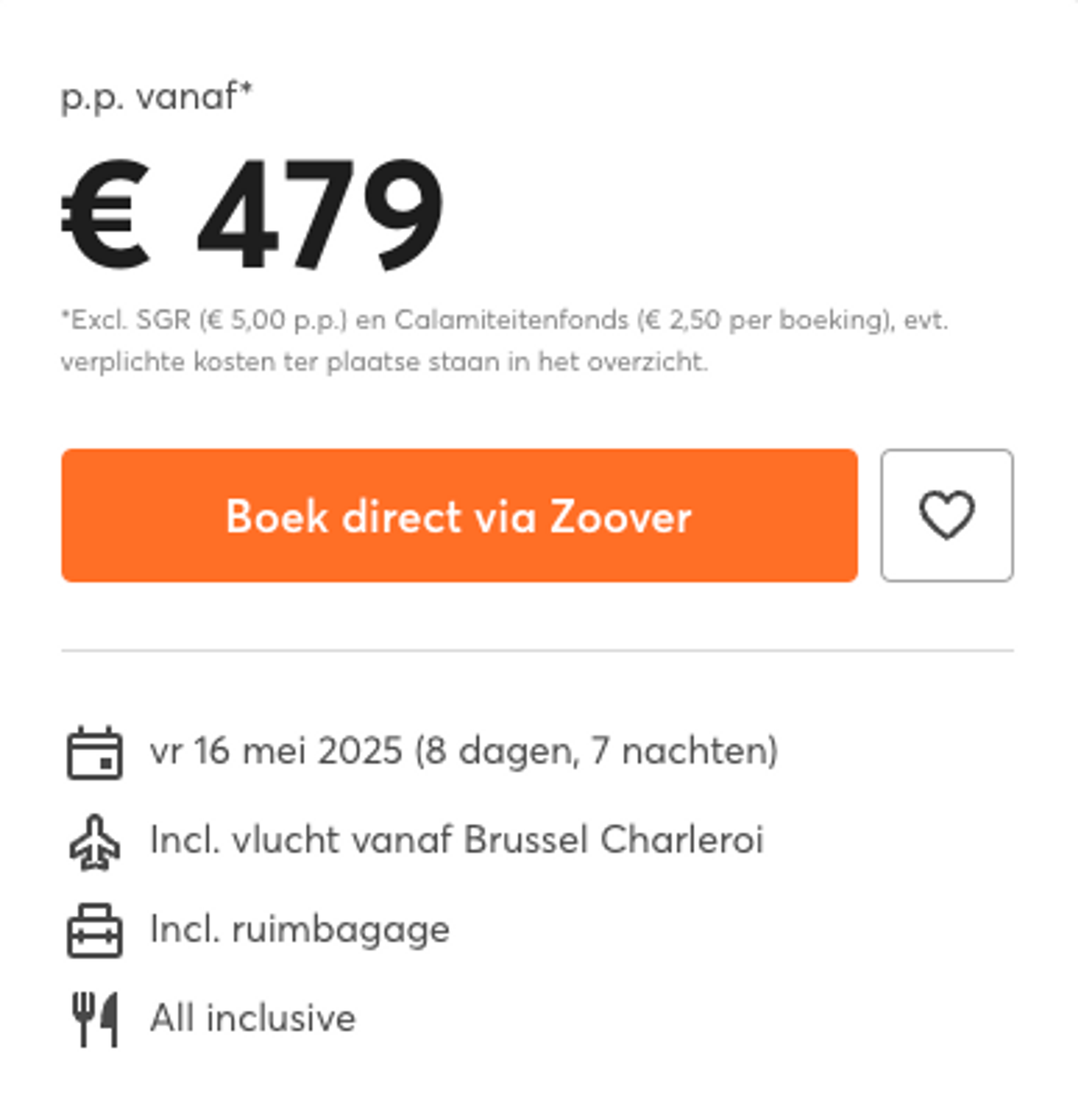 Boekingsvoorbeeld