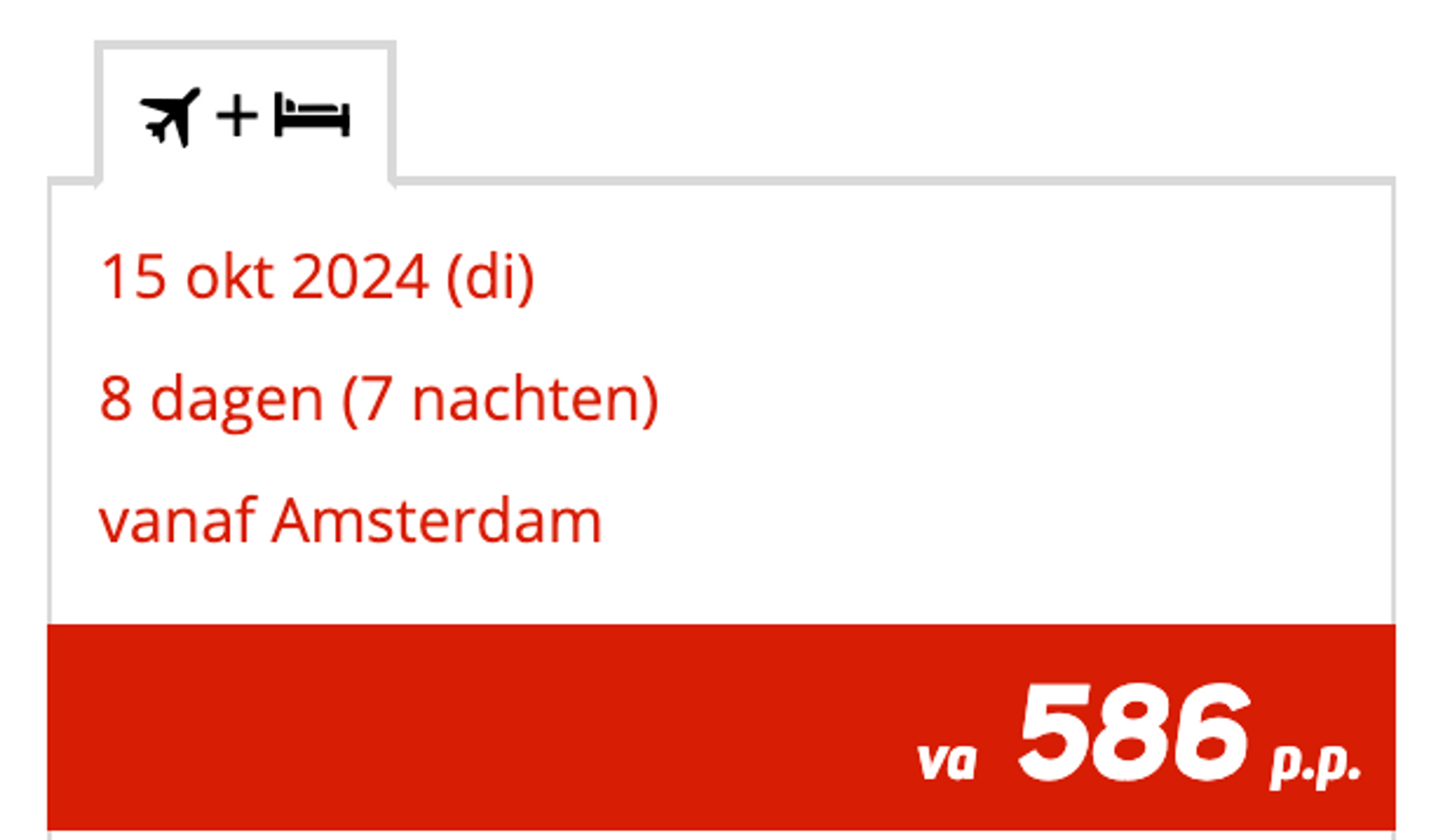 Boekingsvoorbeeld