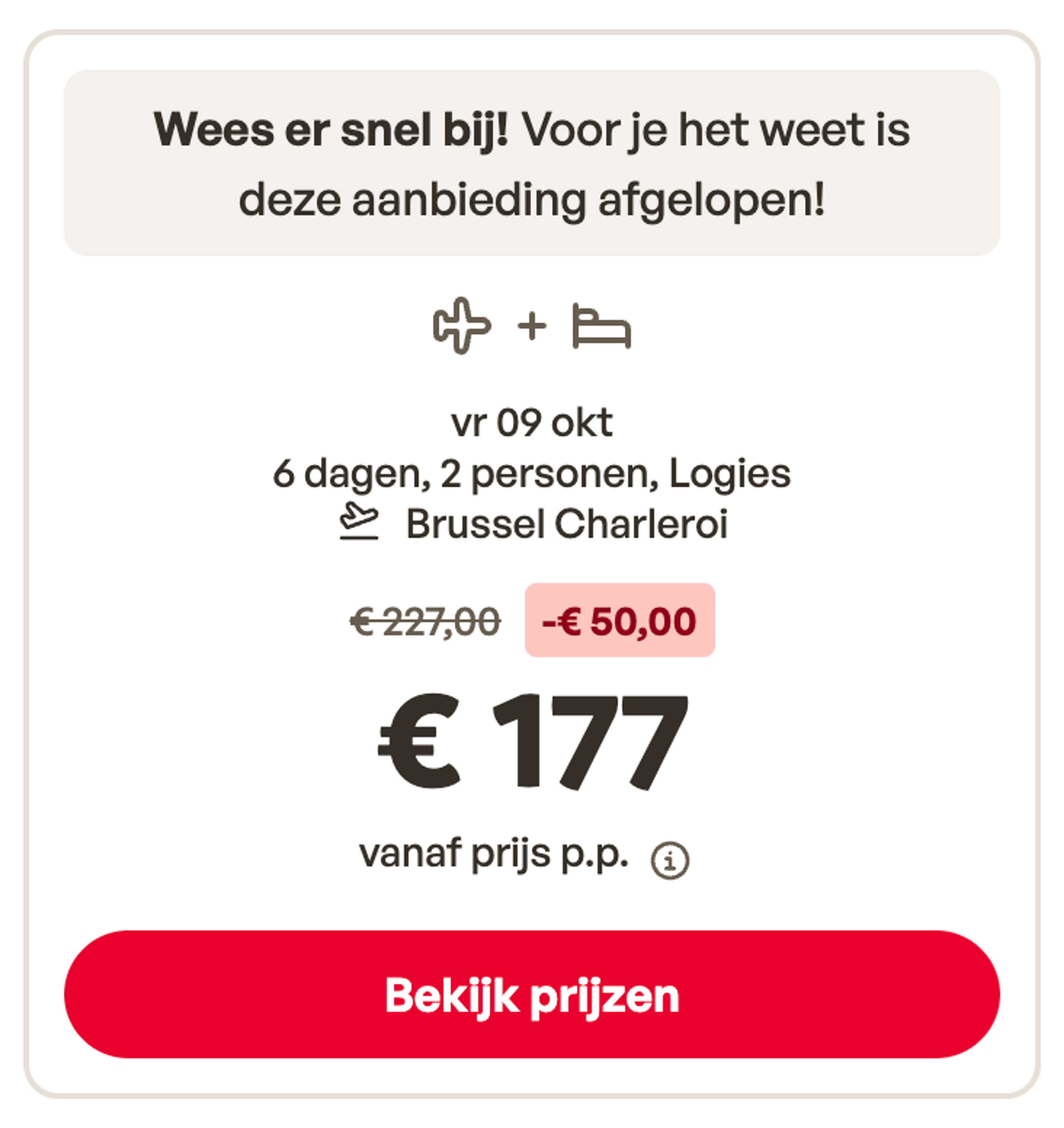 Boekingsvoorbeeld