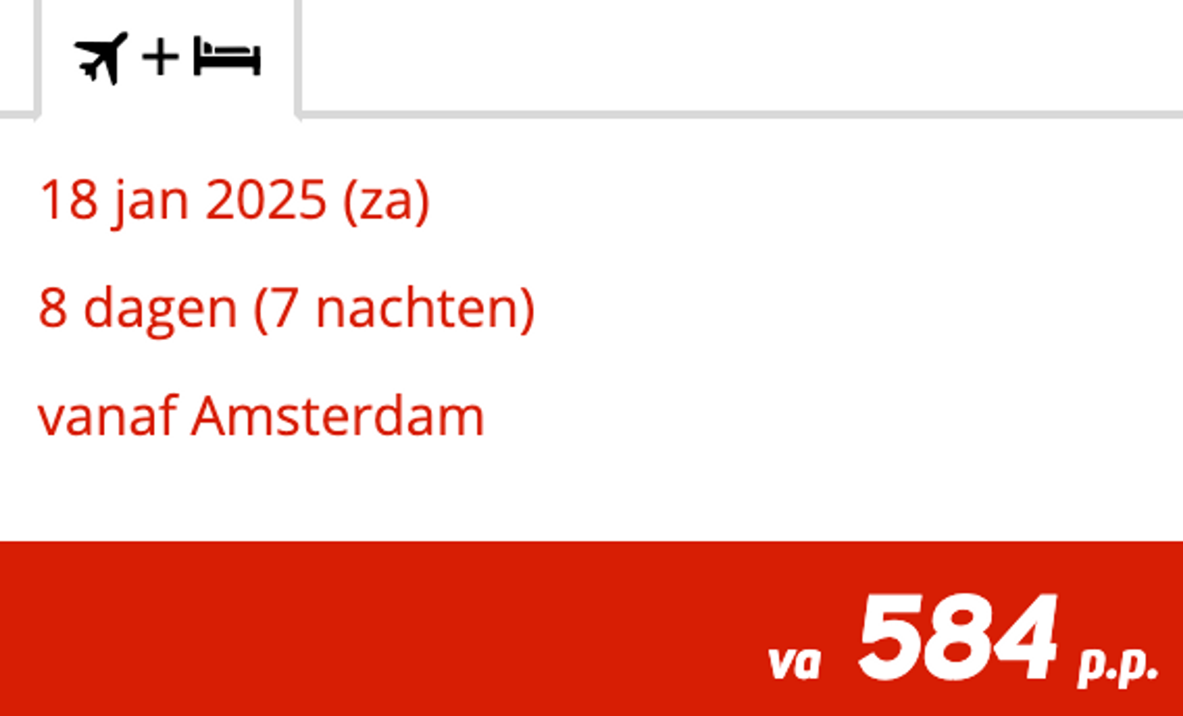 Boekingsvoorbeeld