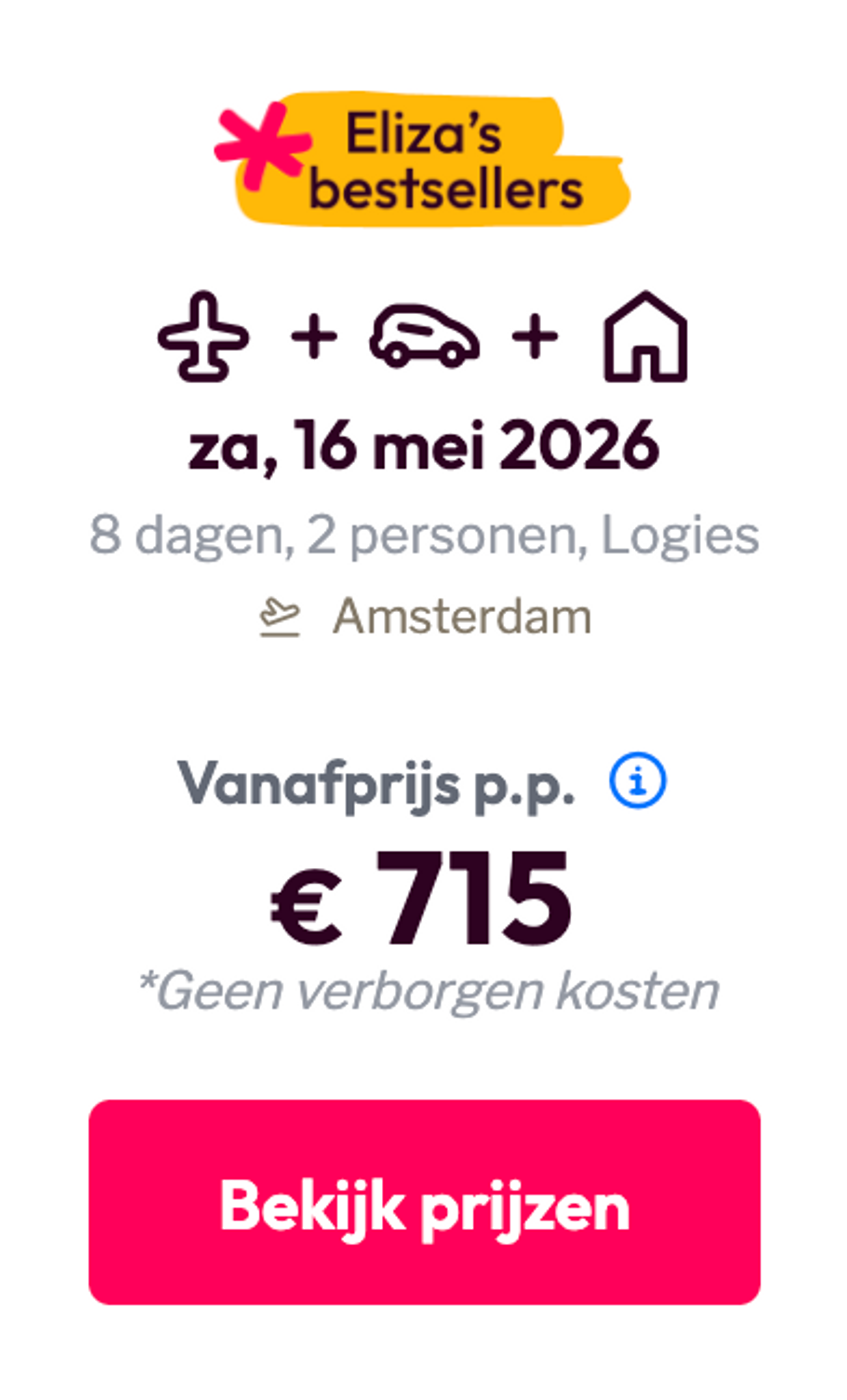 Boekingsvoorbeeld