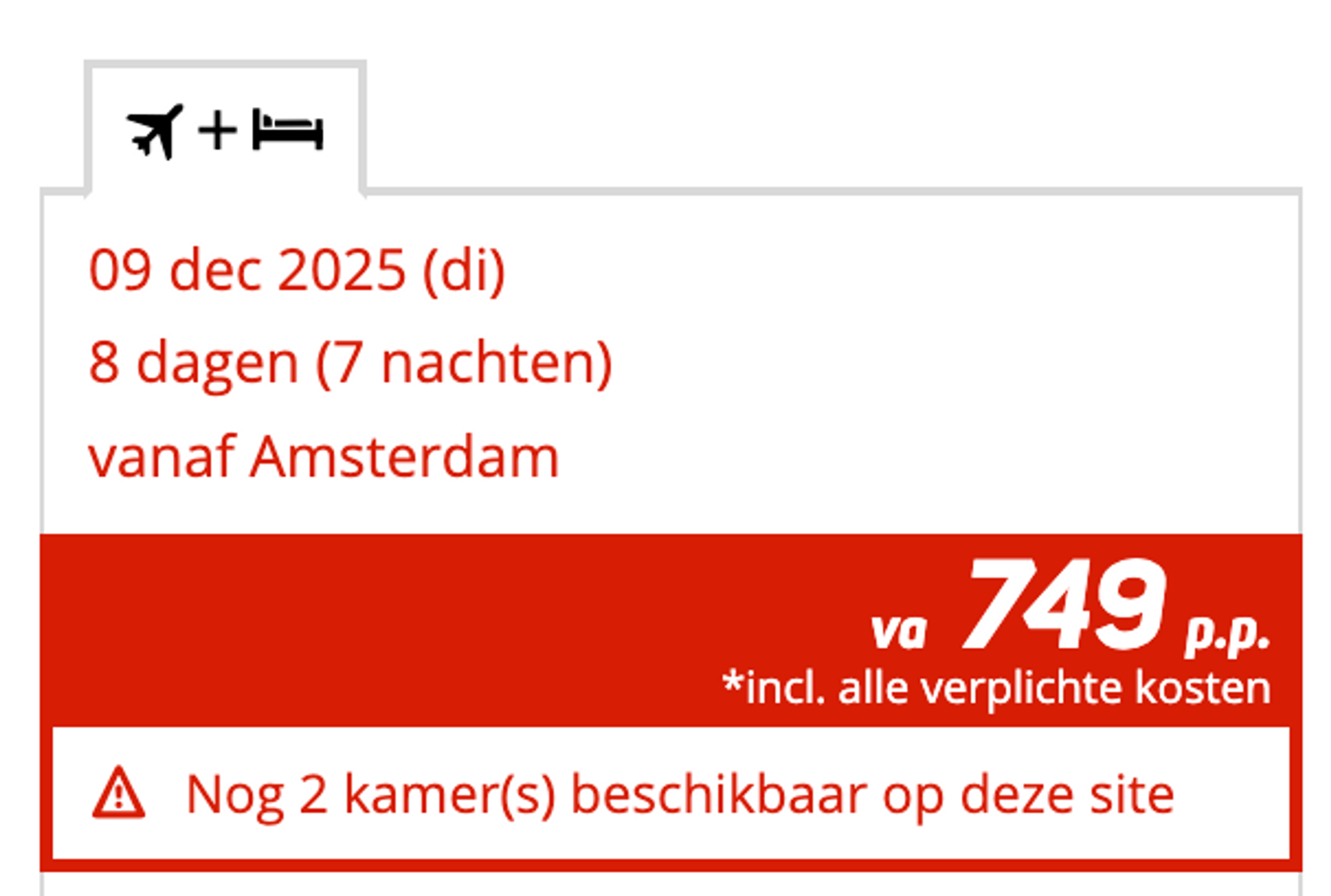 Boekingsvoorbeeld