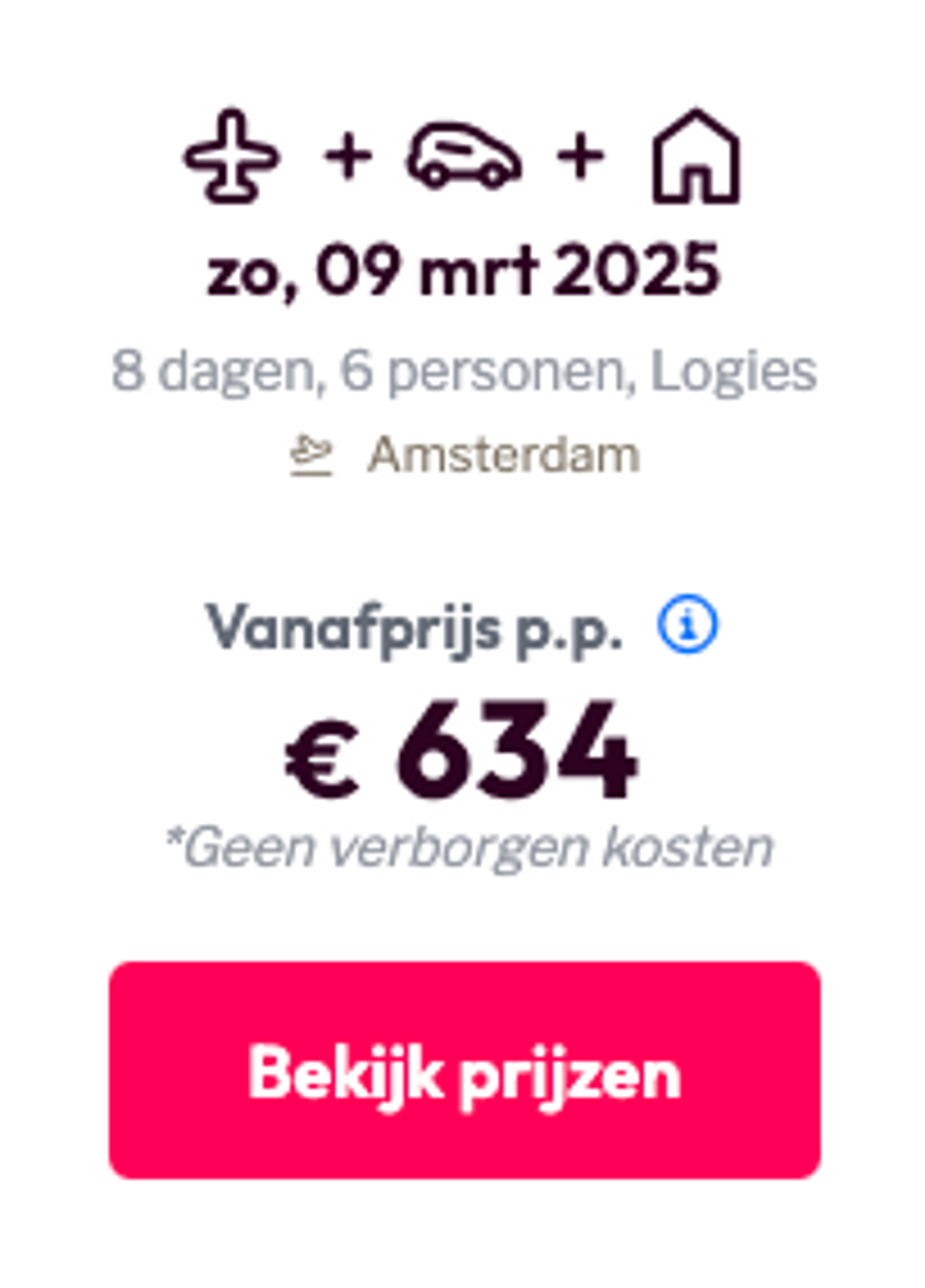 Boekingsvoorbeeld