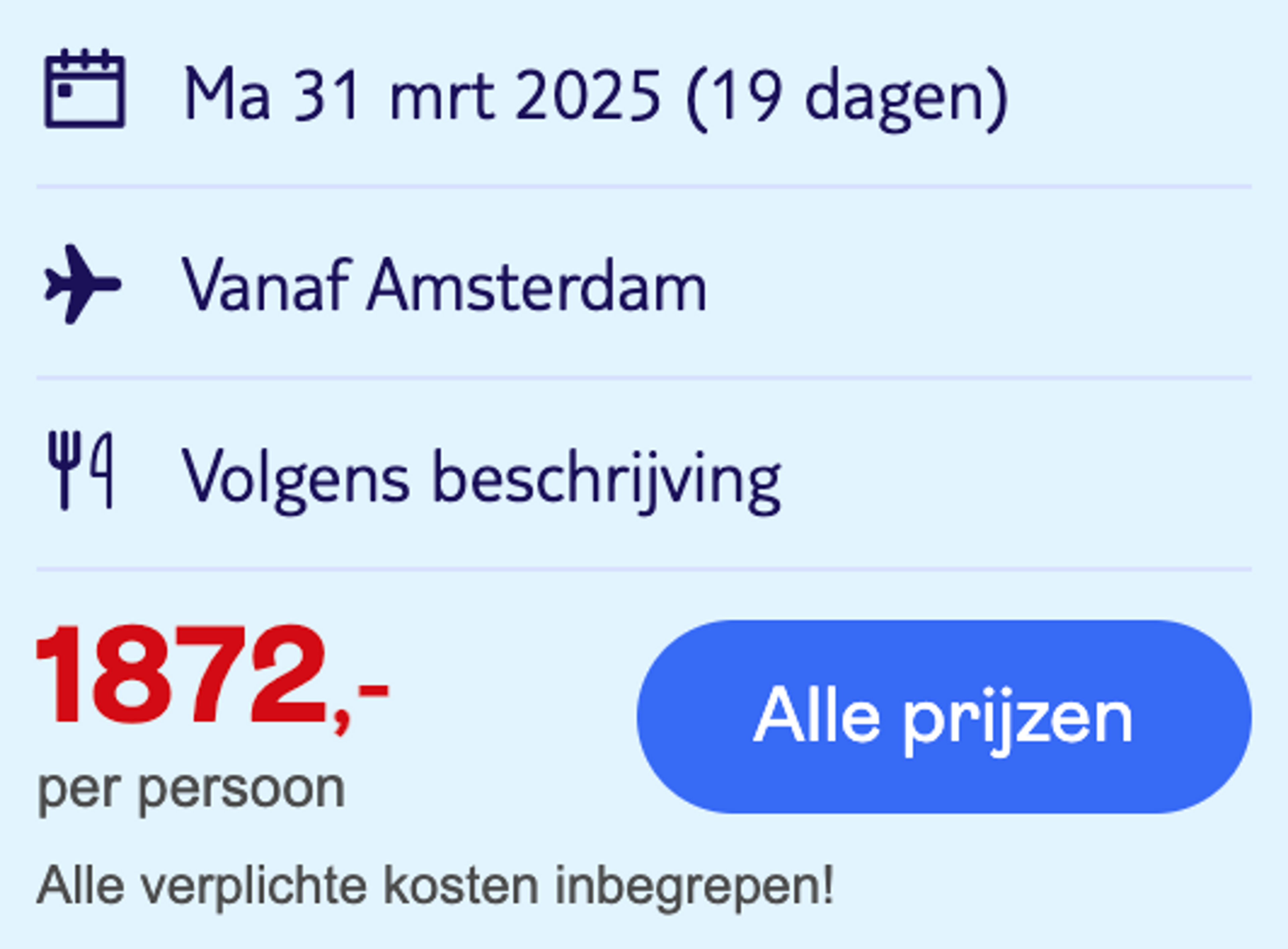 Boekingsvoorbeeld