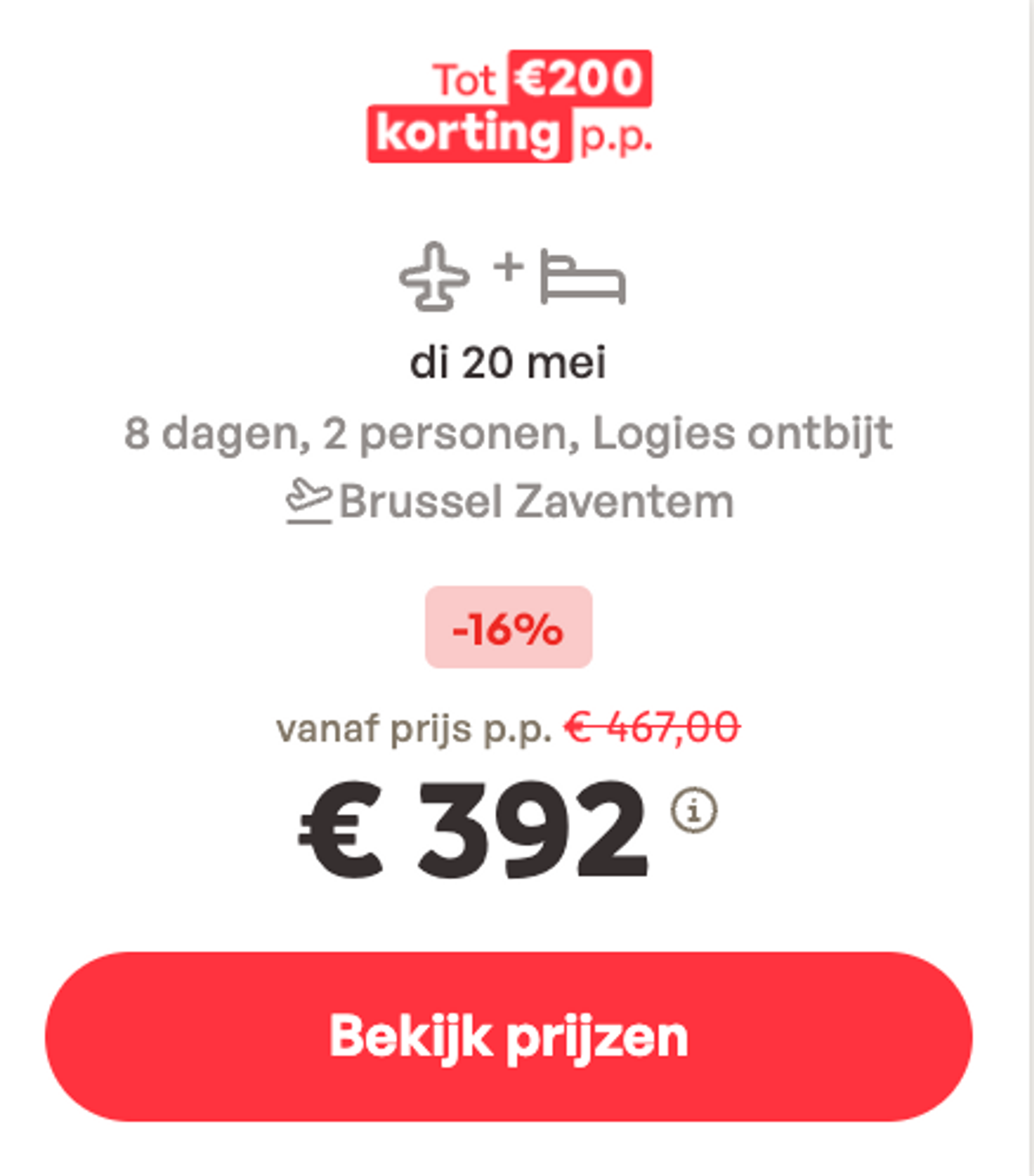 Boekingsvoorbeeld