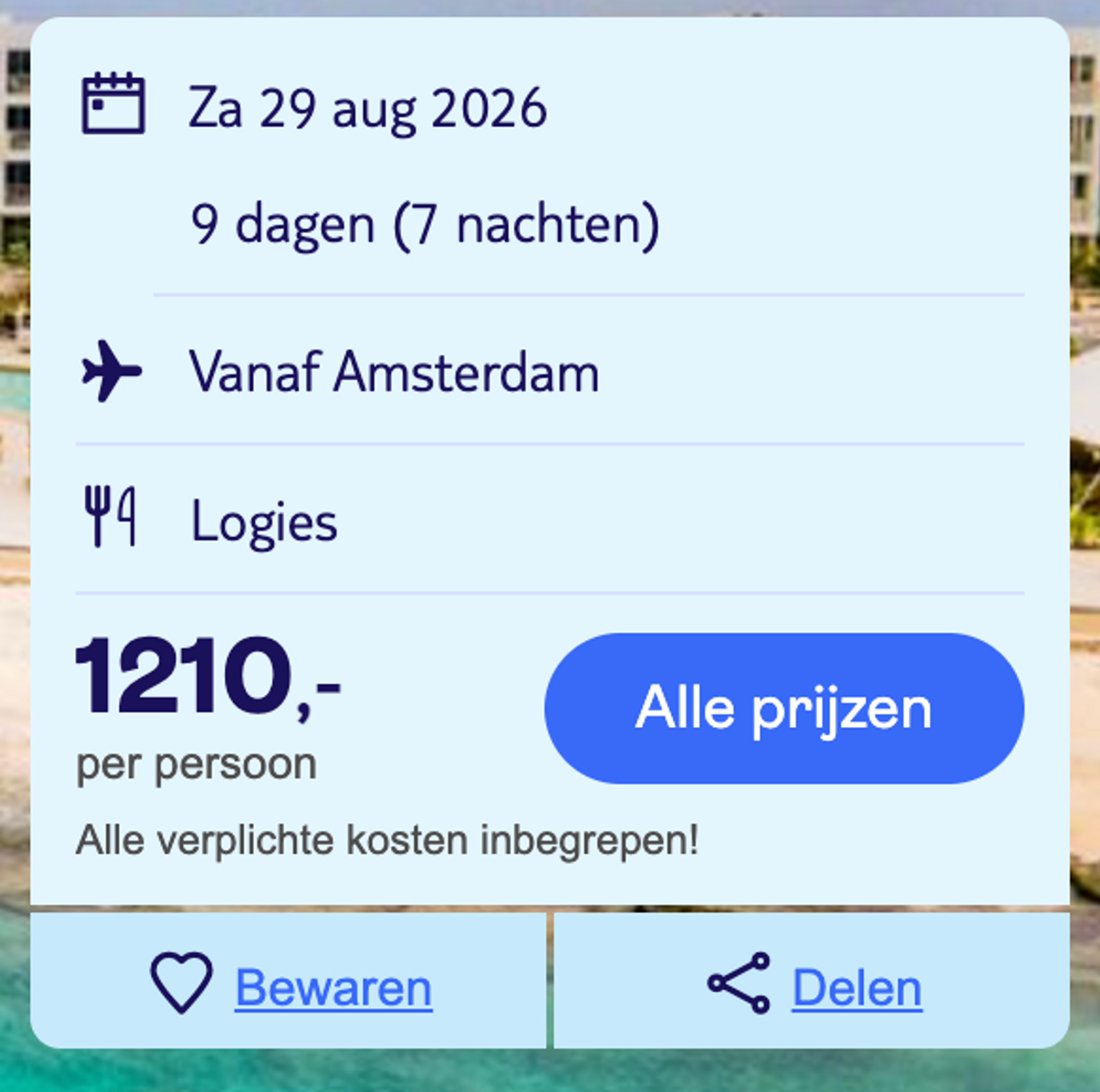 Boekingsvoorbeeld