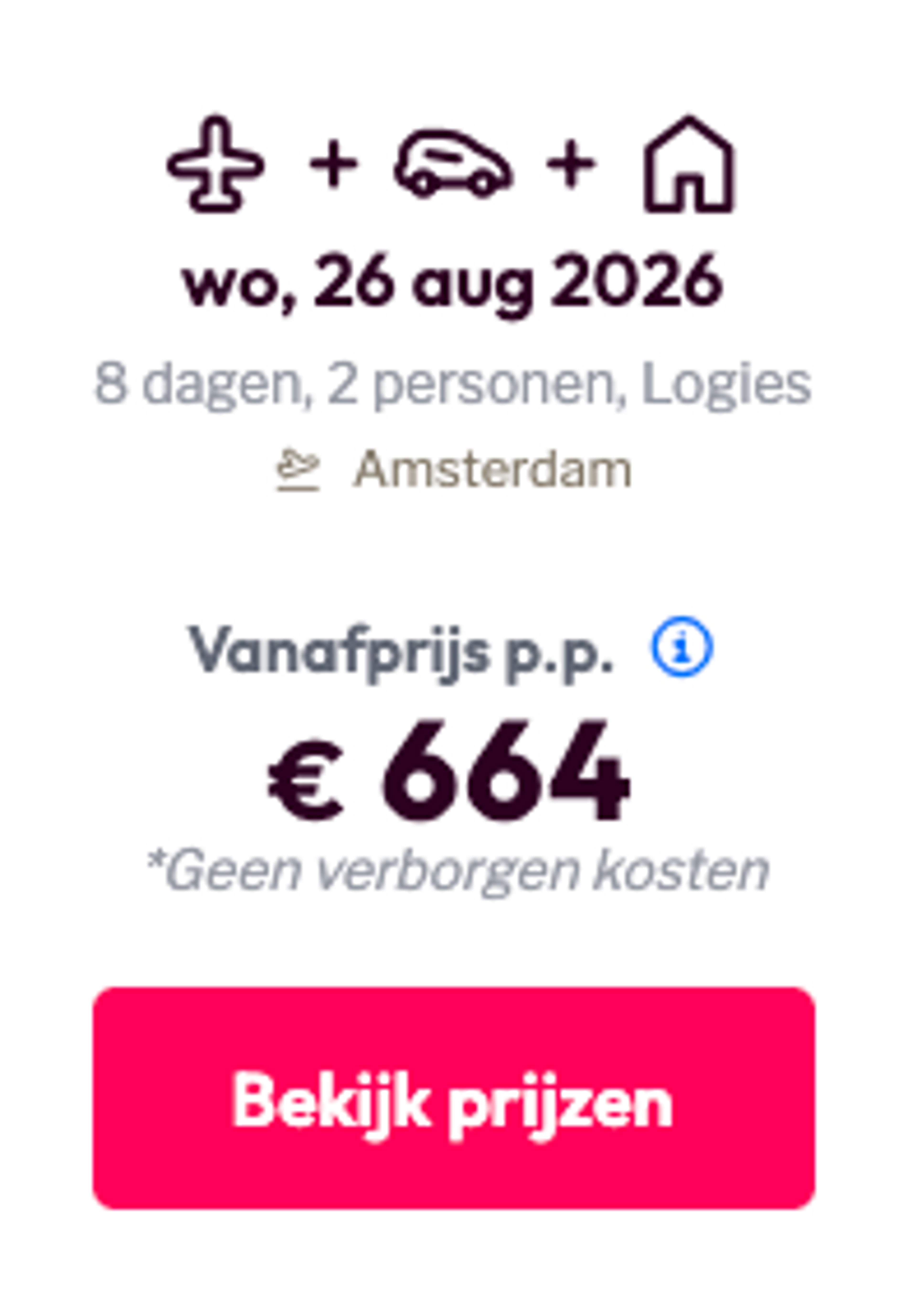 Boekingsvoorbeeld