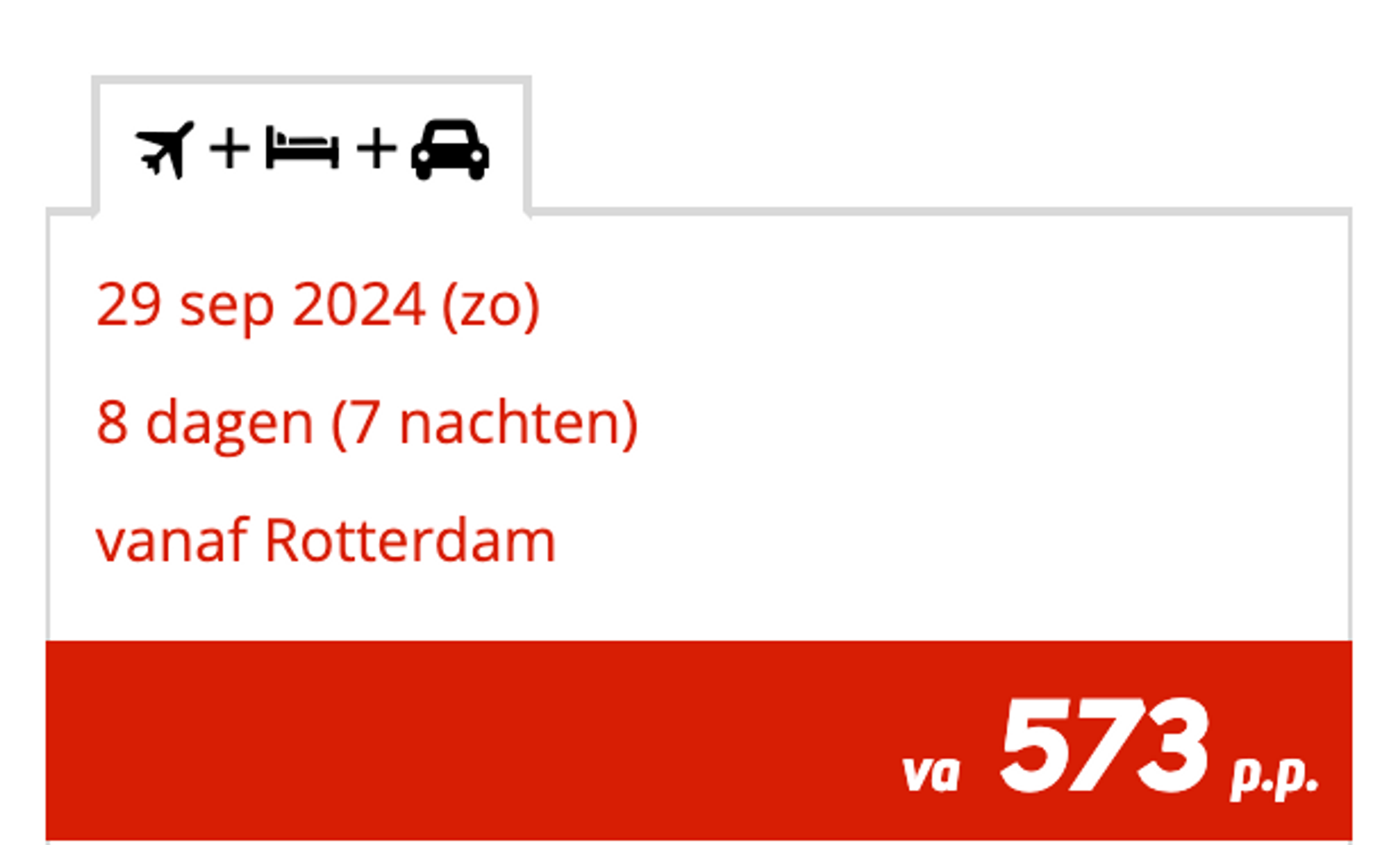 Boekingsvoorbeeld