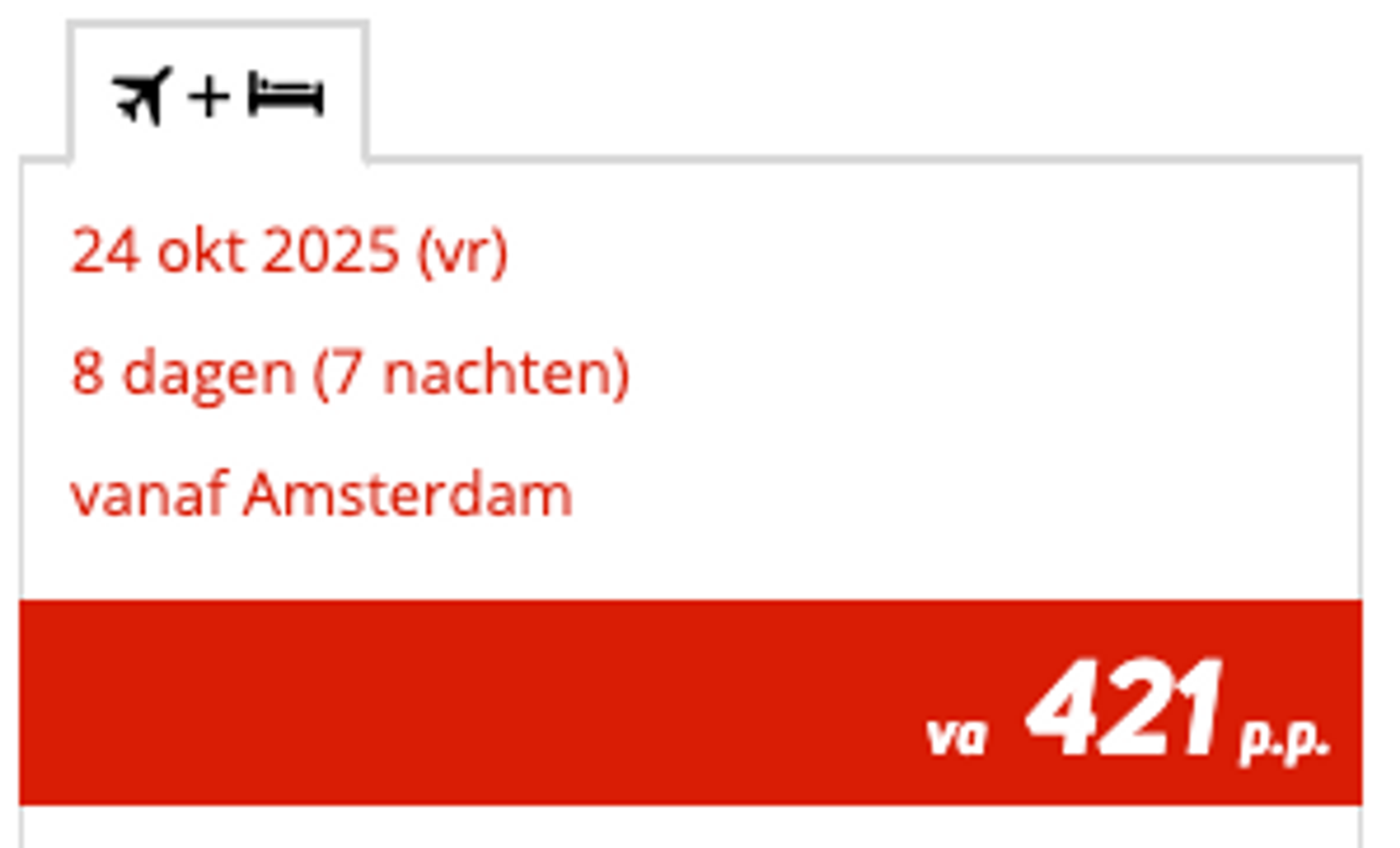 Boekingsvoorbeeld