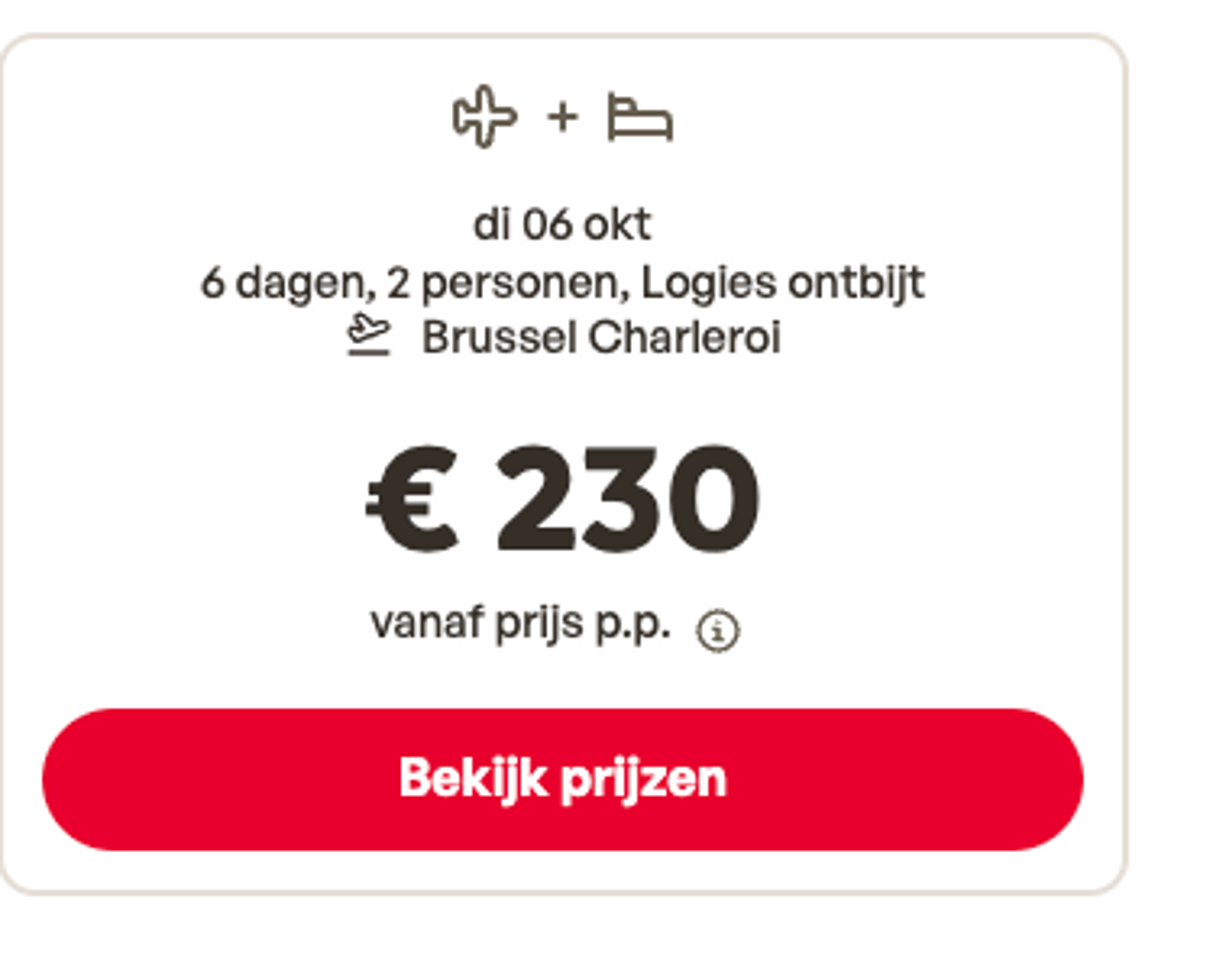 Boekingsvoorbeeld
