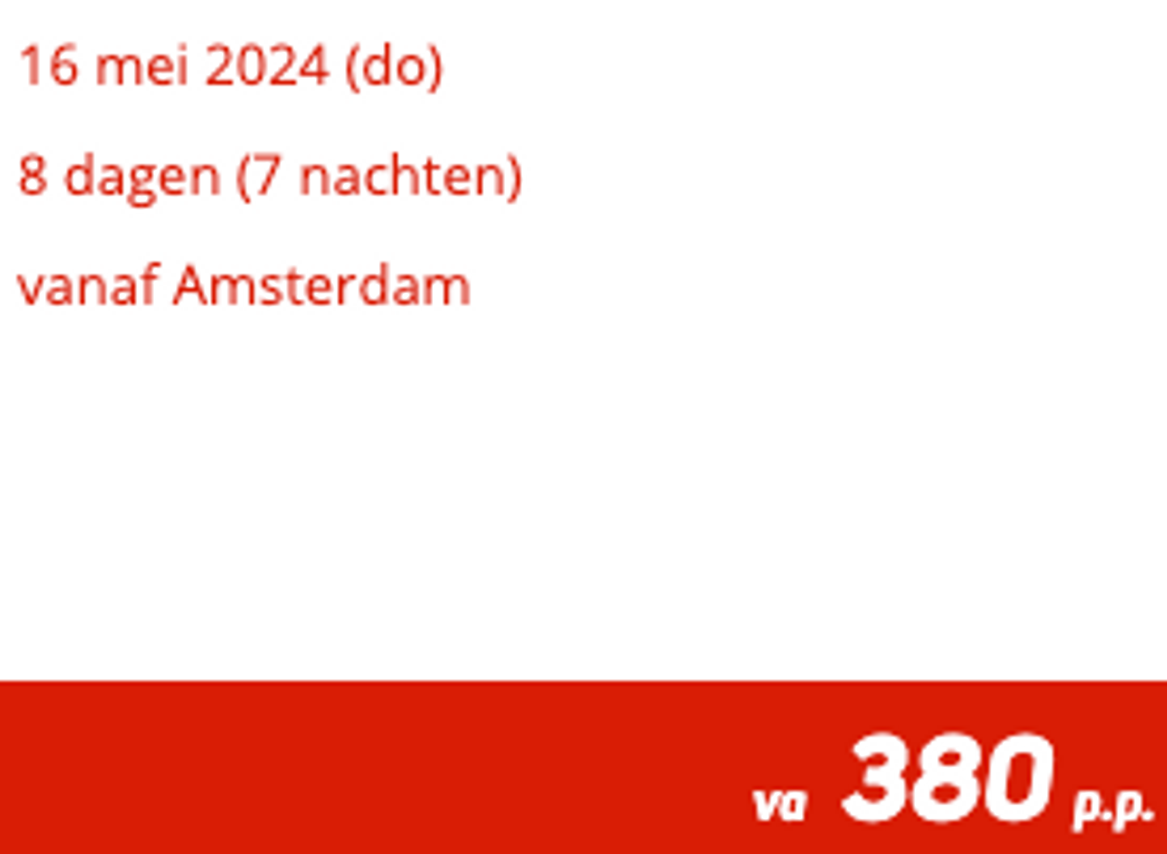 Boekingsvoorbeeld