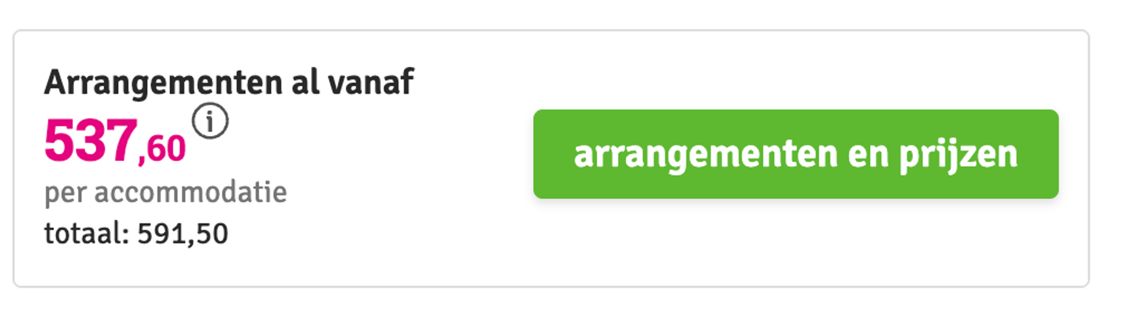 Boekingsvoorbeeld