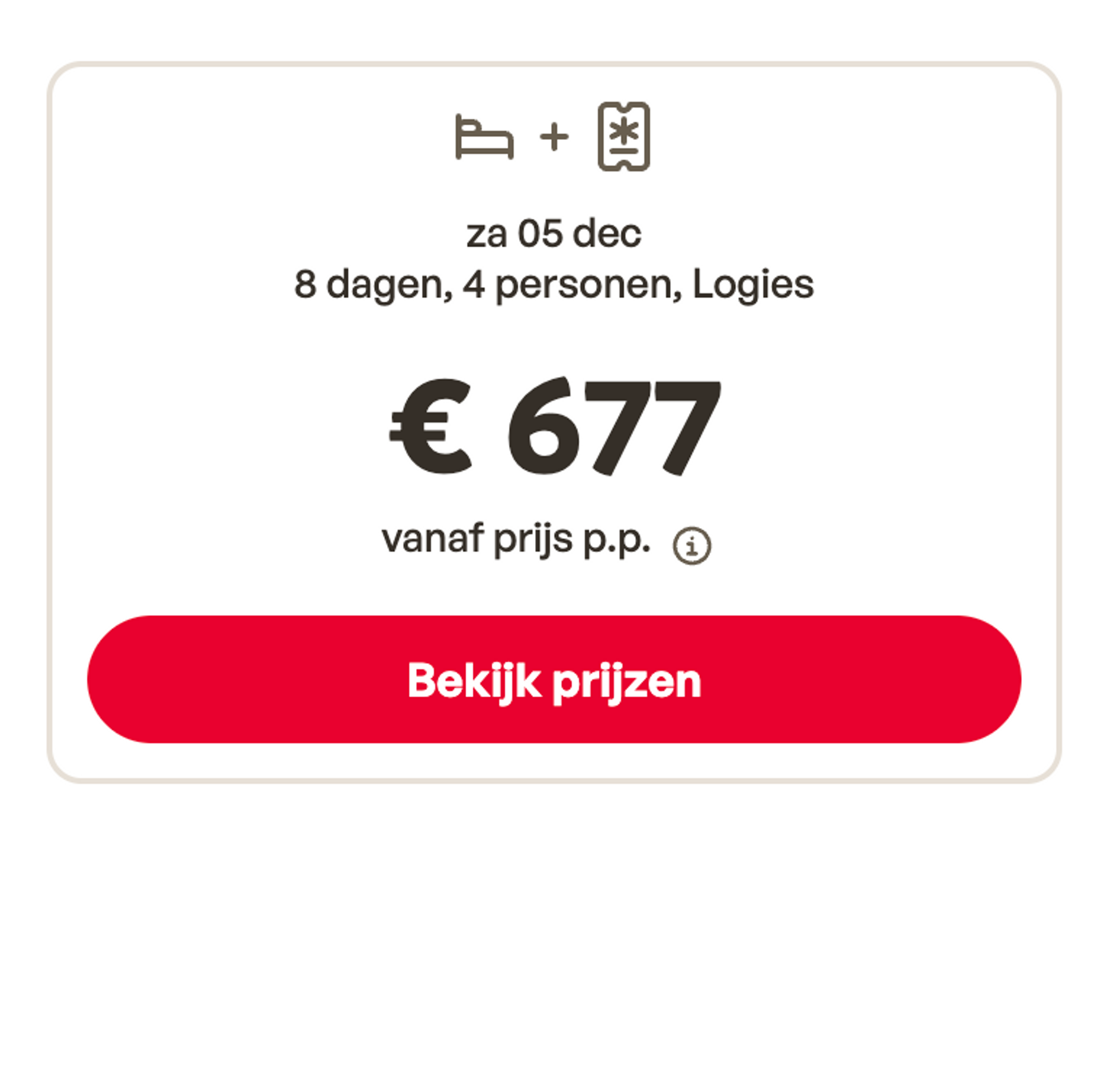 Boekingsvoorbeeld