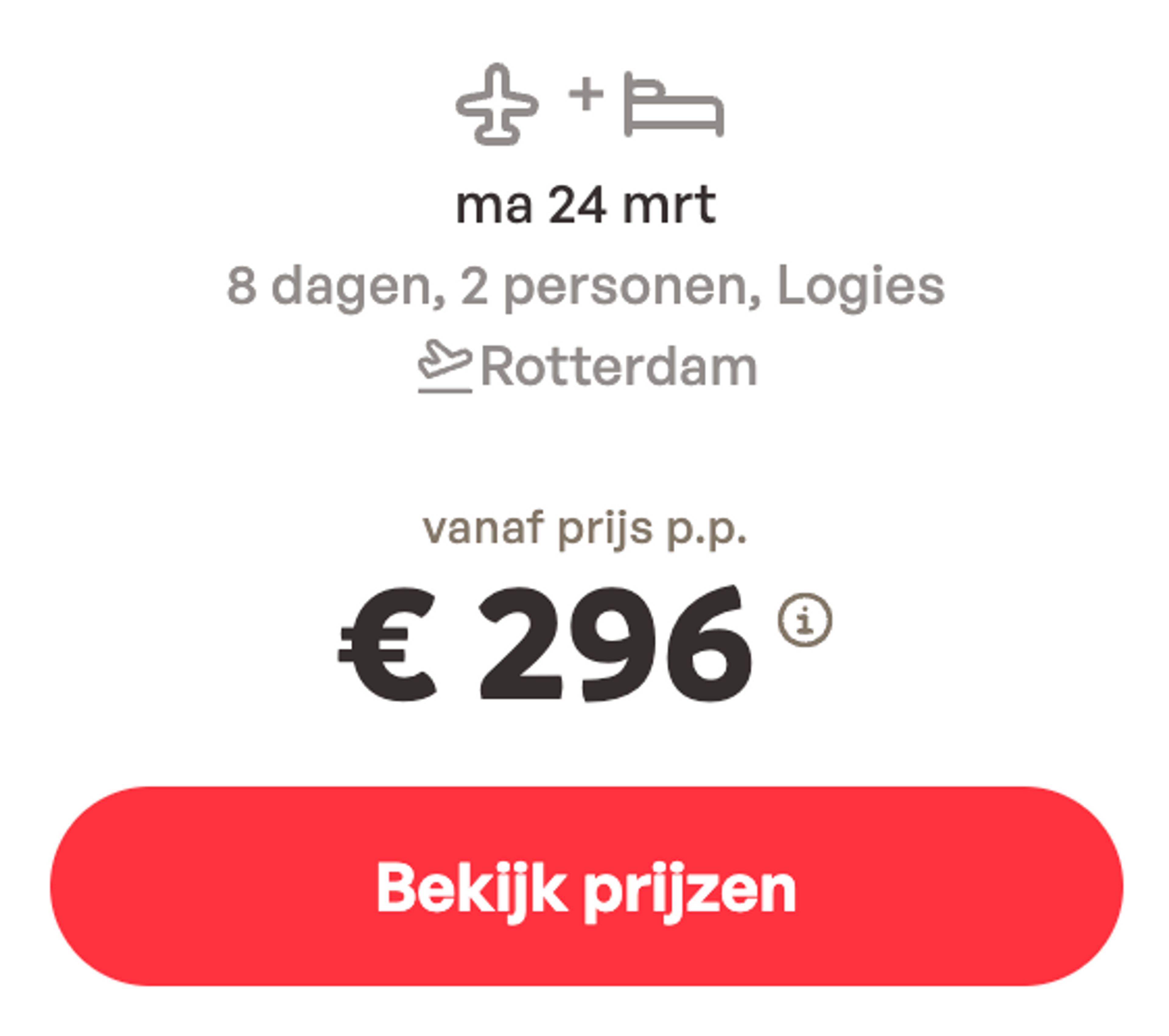 Boekingsvoorbeeld