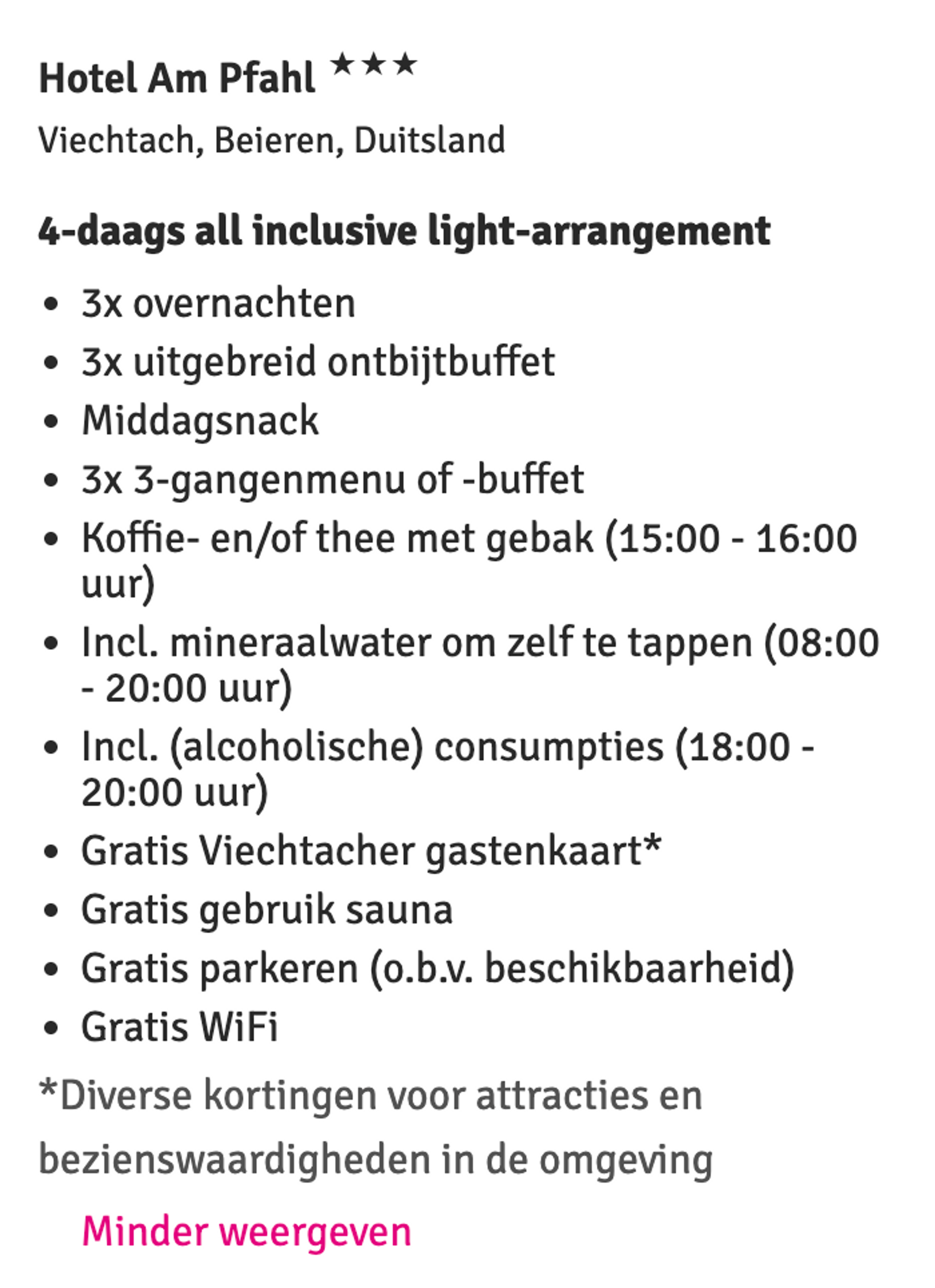 Boekingsvoorbeeld