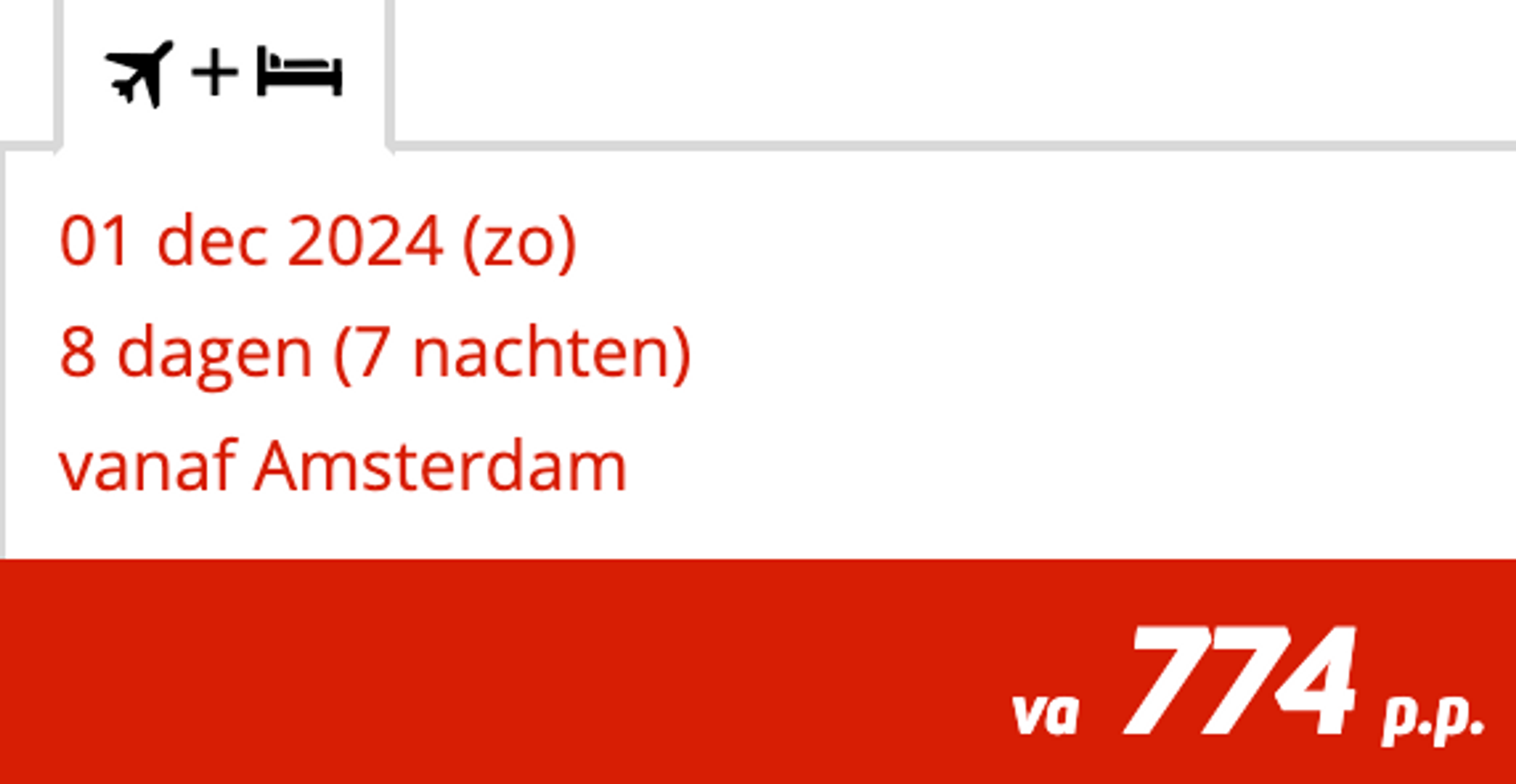 Boekingsvoorbeeld