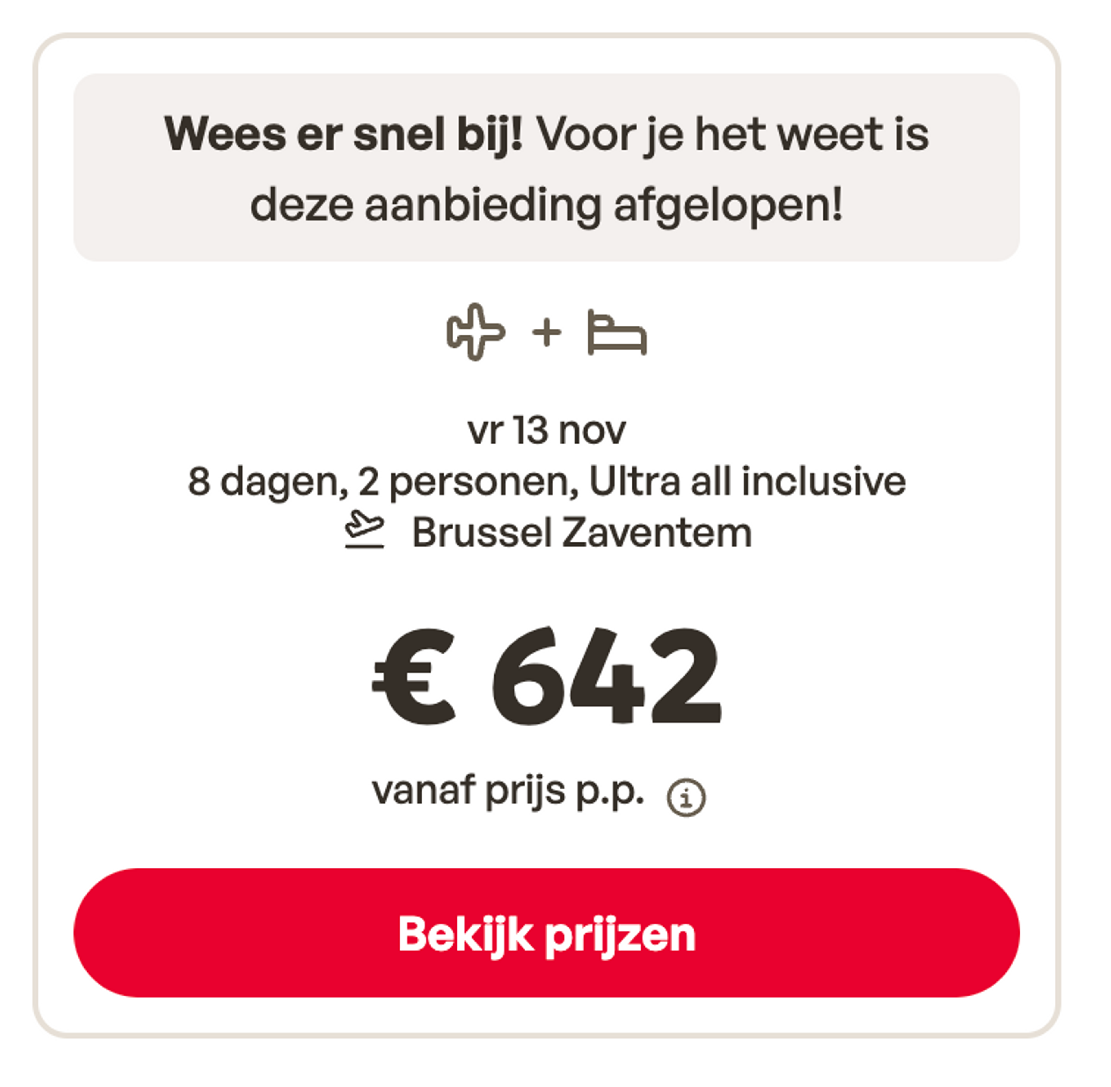 Boekingsvoorbeeld