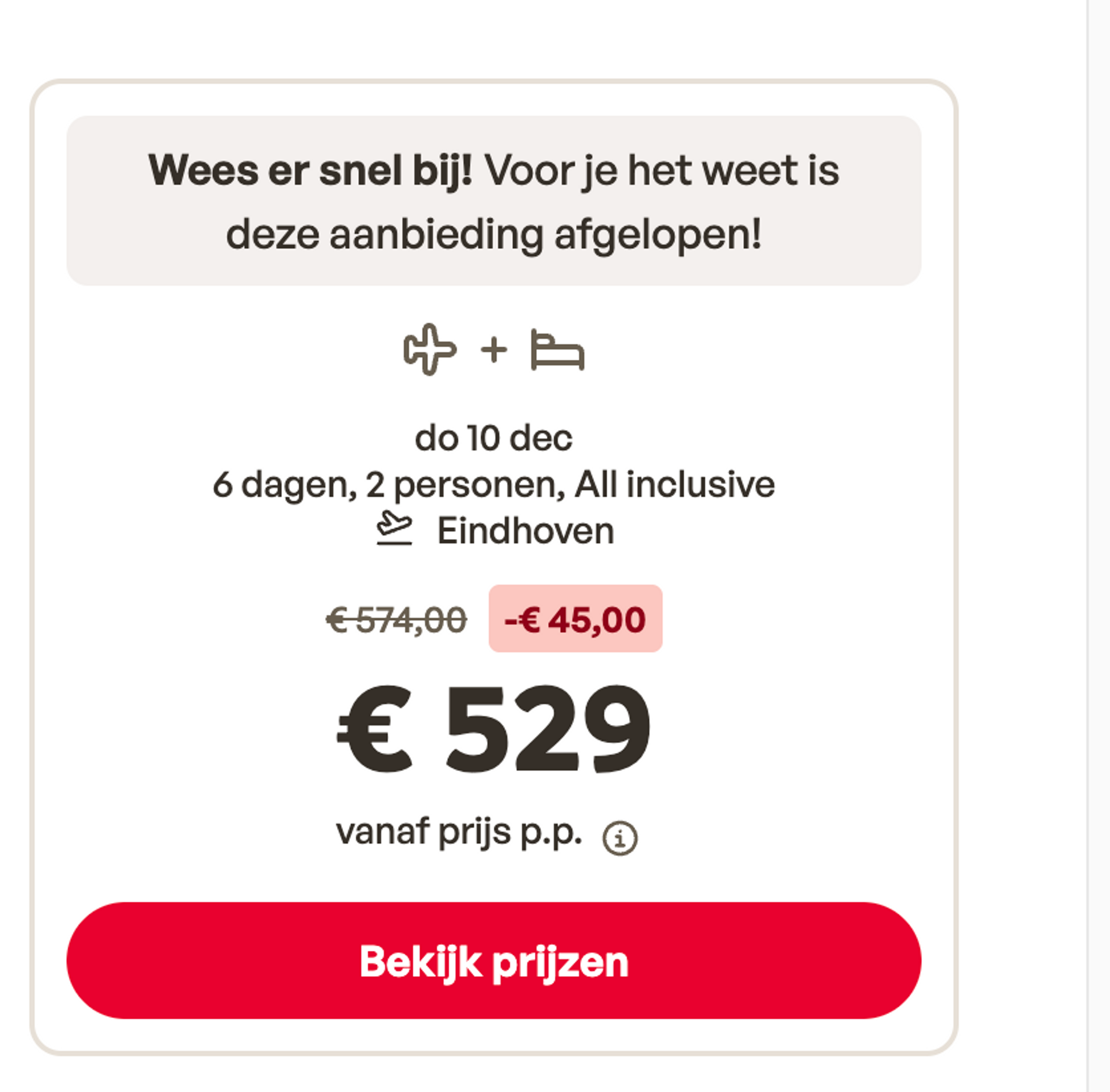 Boekingsvoorbeeld