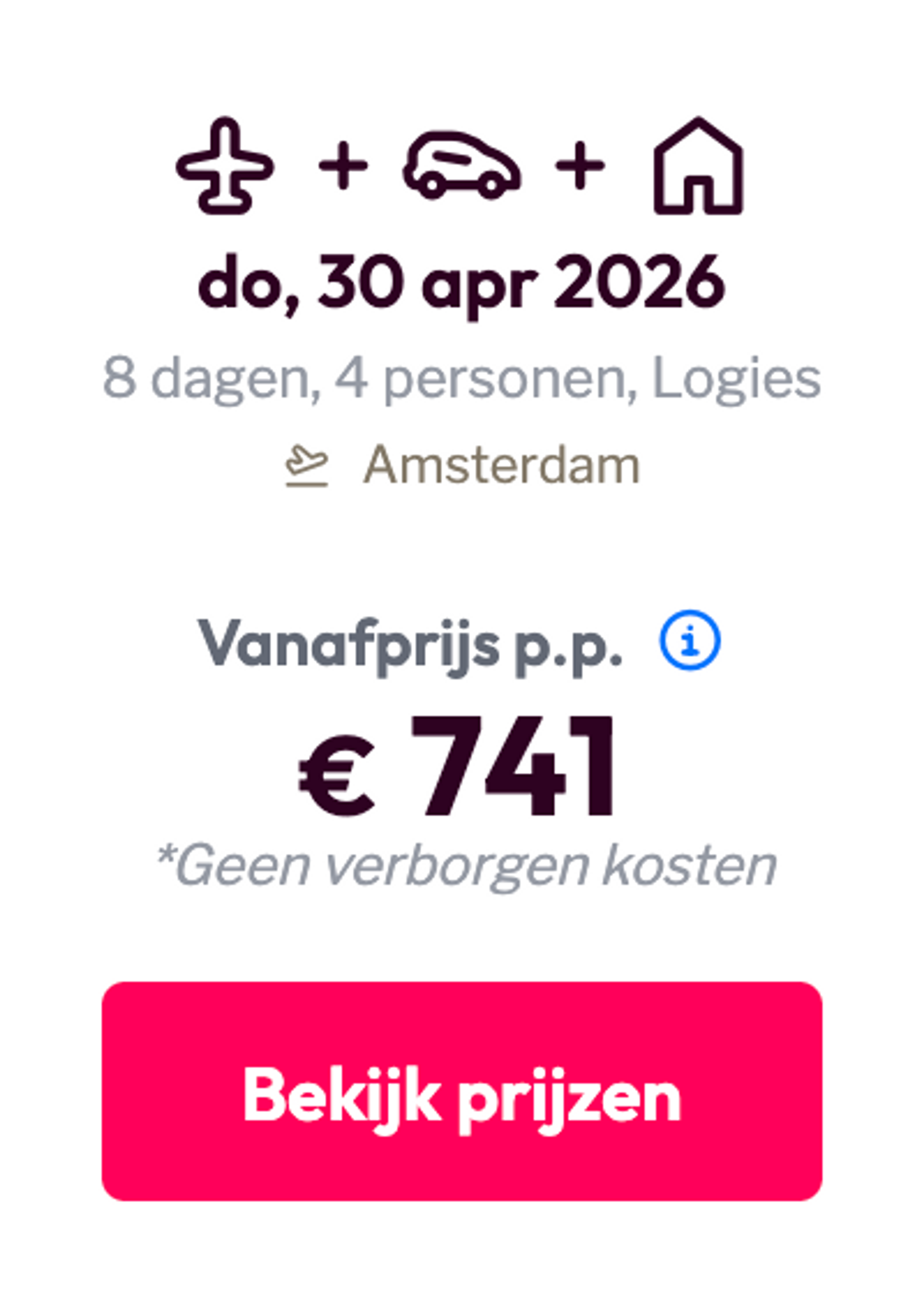 Boekingsvoorbeeld