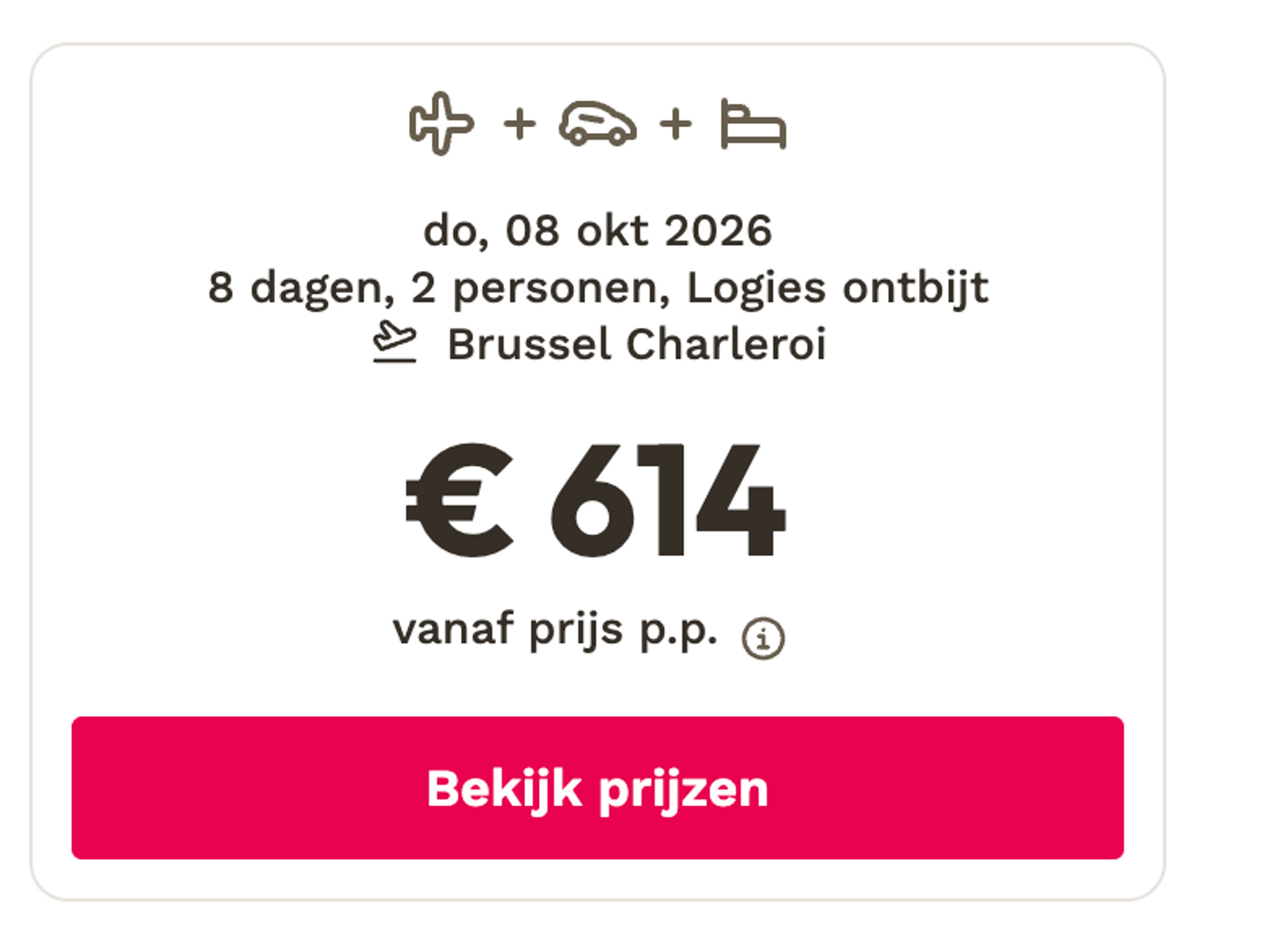 Boekingsvoorbeeld