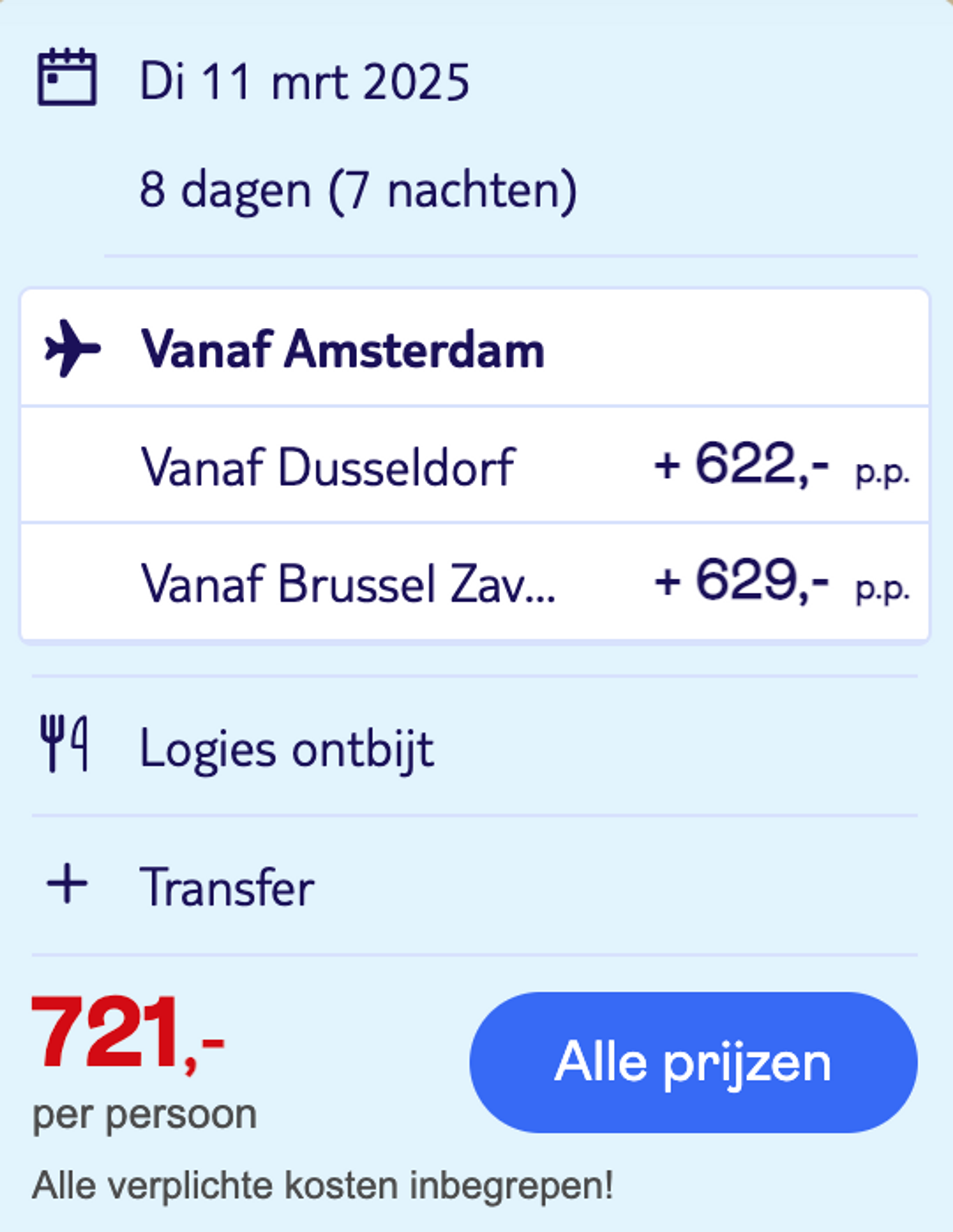 Boekingsvoorbeeld