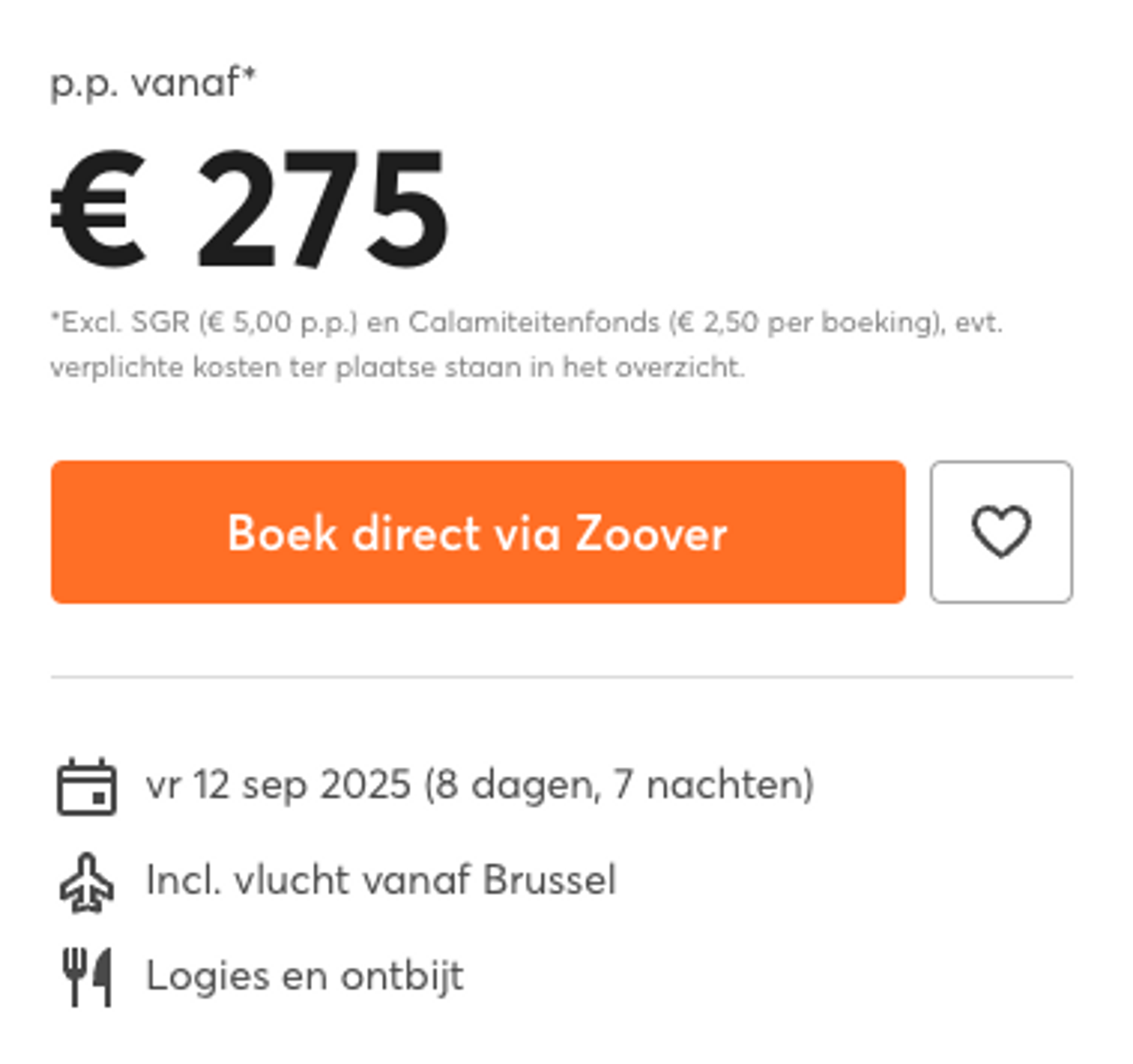 Boekingsvoorbeeld