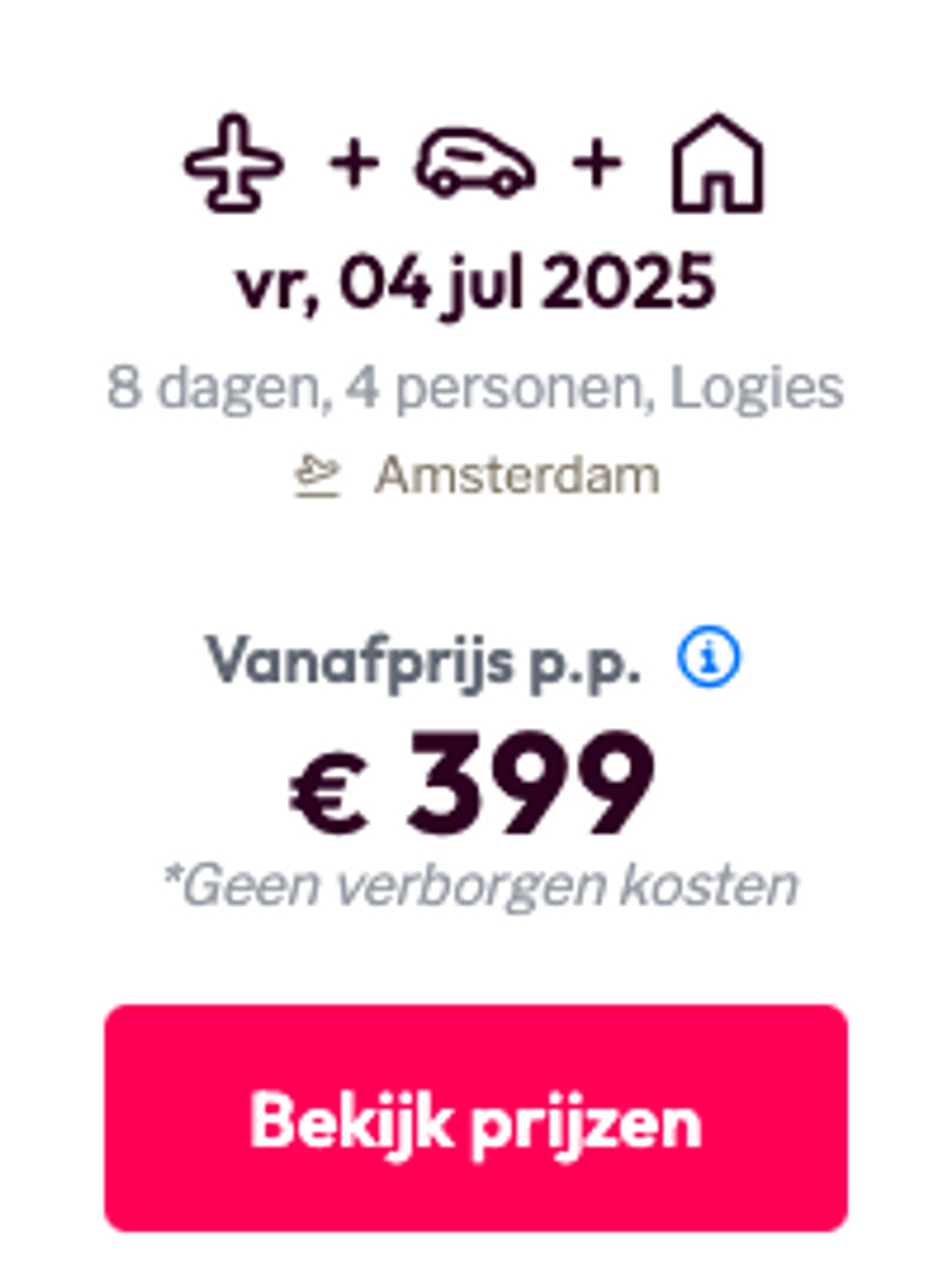 Boekingsvoorbeeld