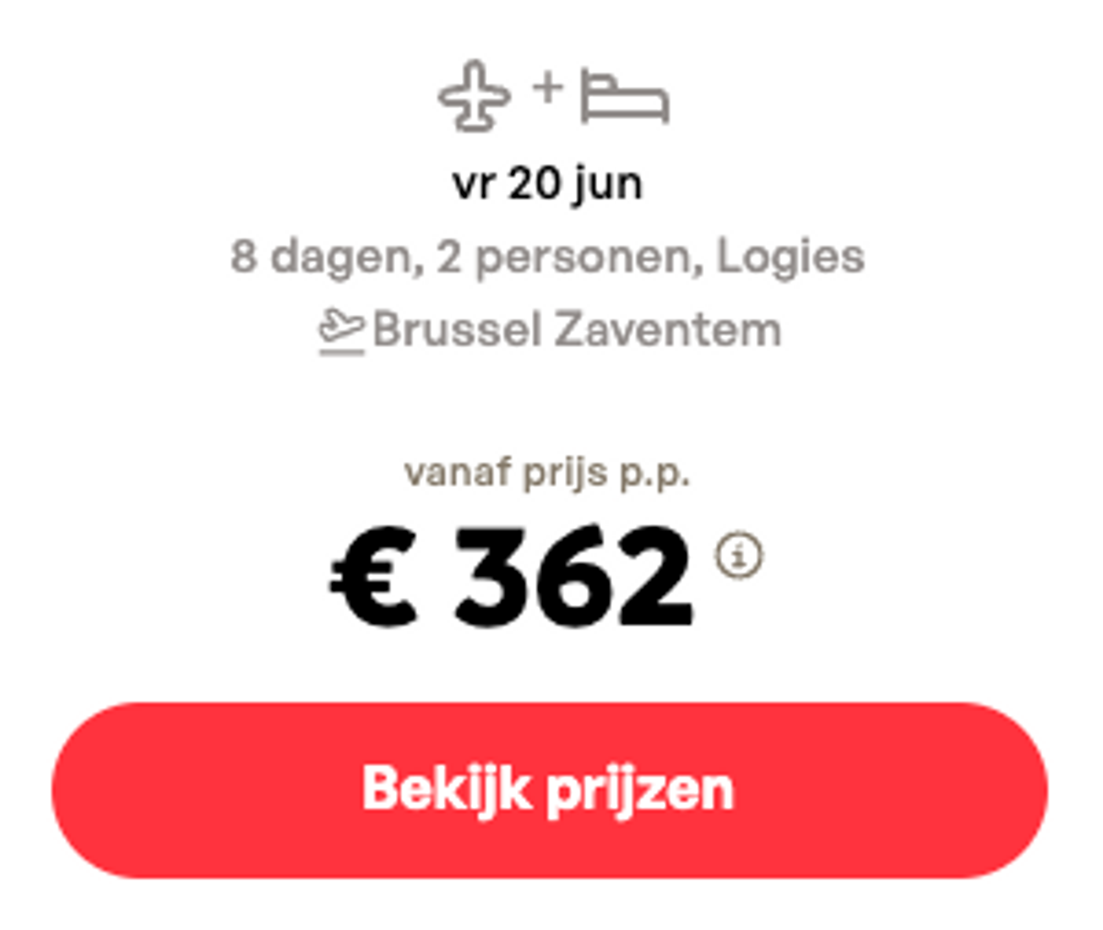 Boekingsvoorbeeld