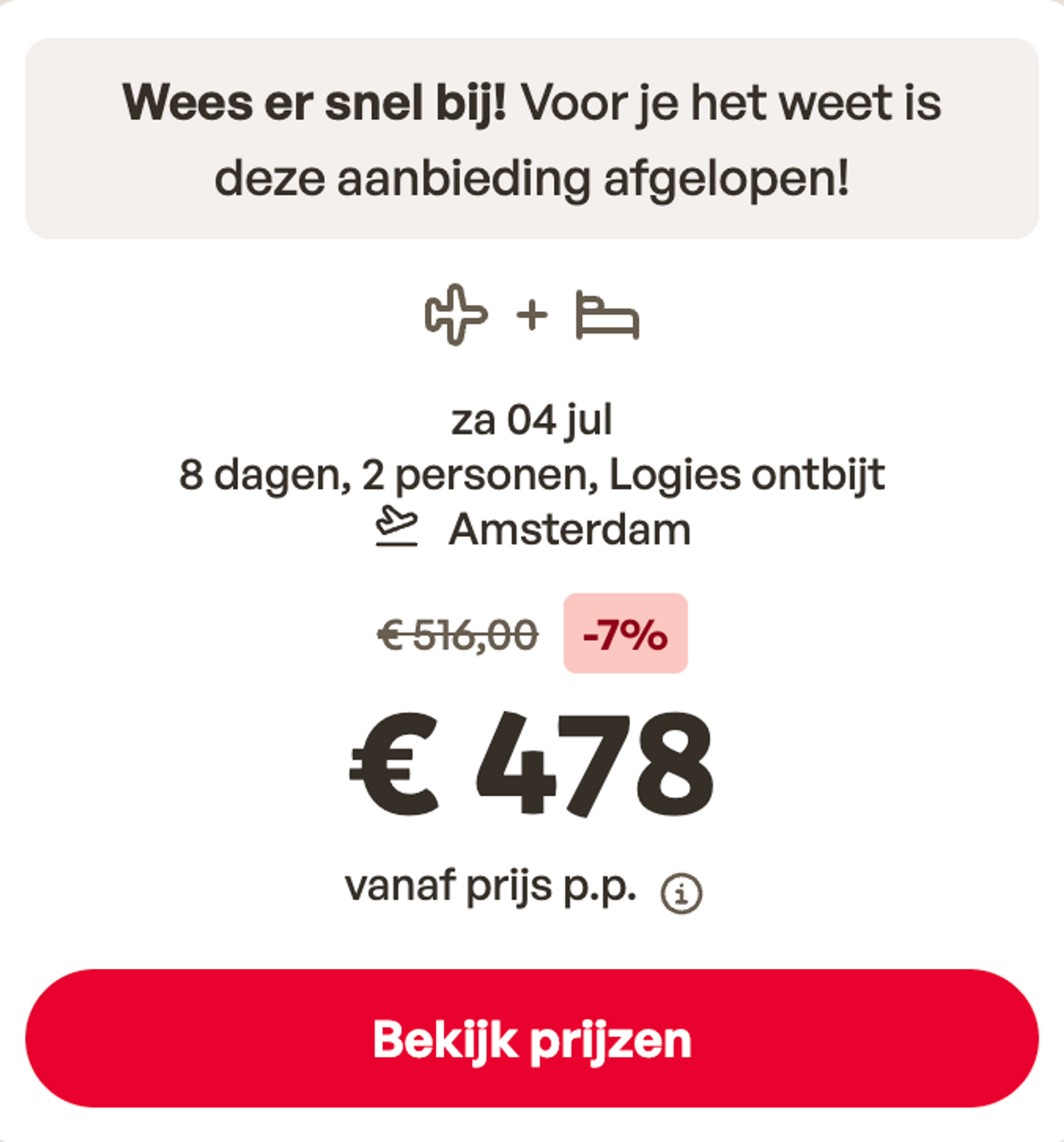 Boekingsvoorbeeld