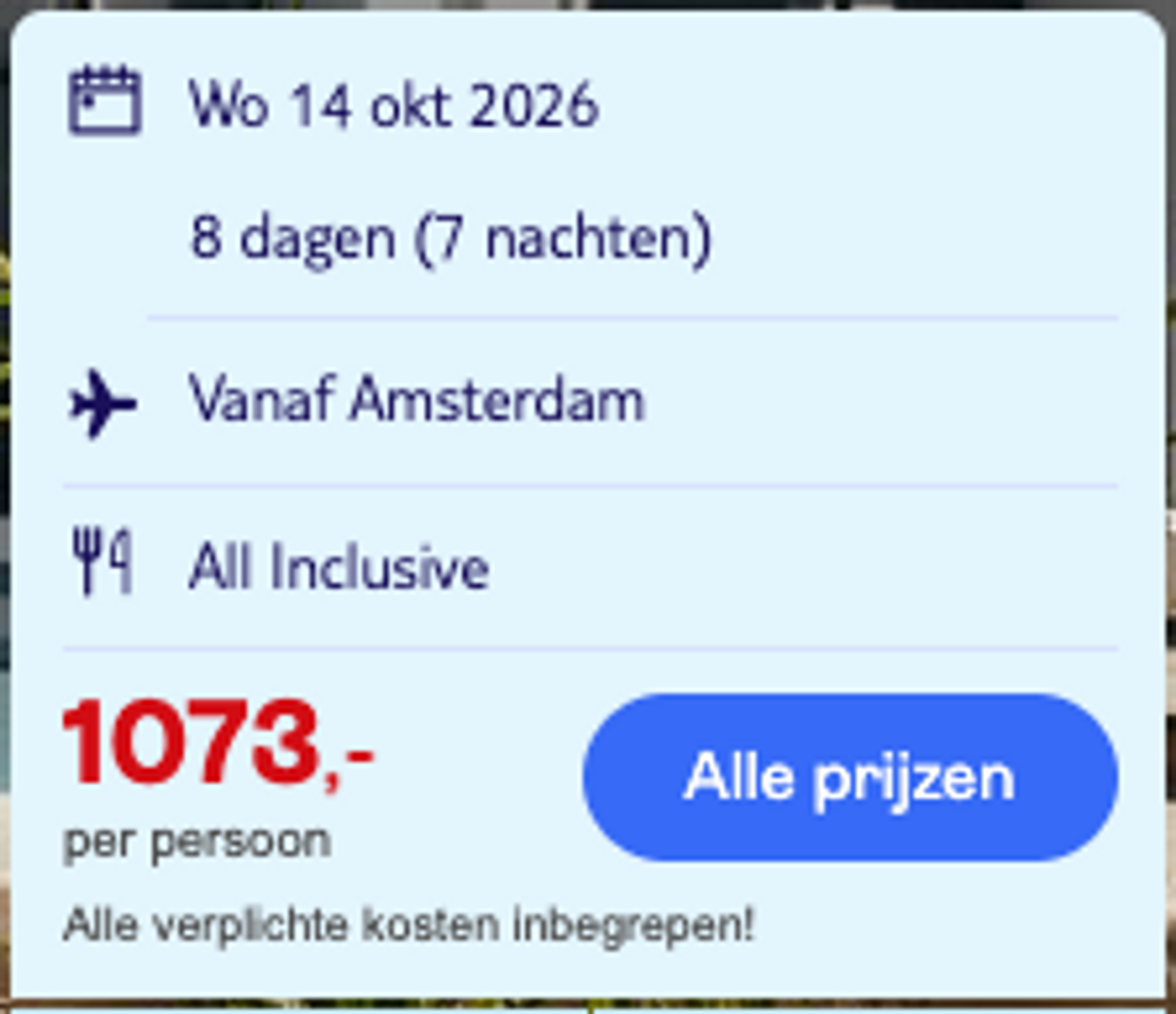 Boekingsvoorbeeld
