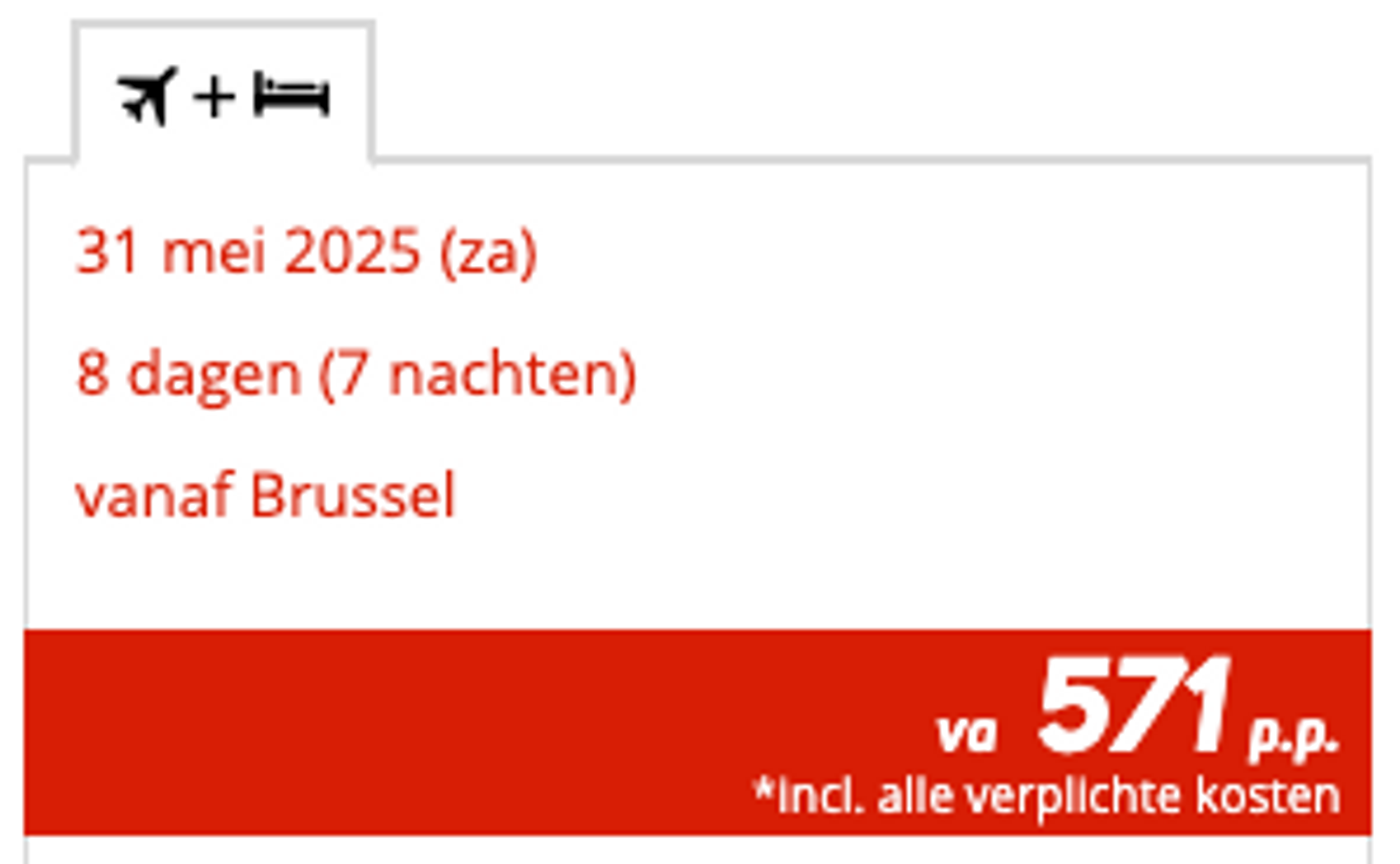 Boekingsvoorbeeld