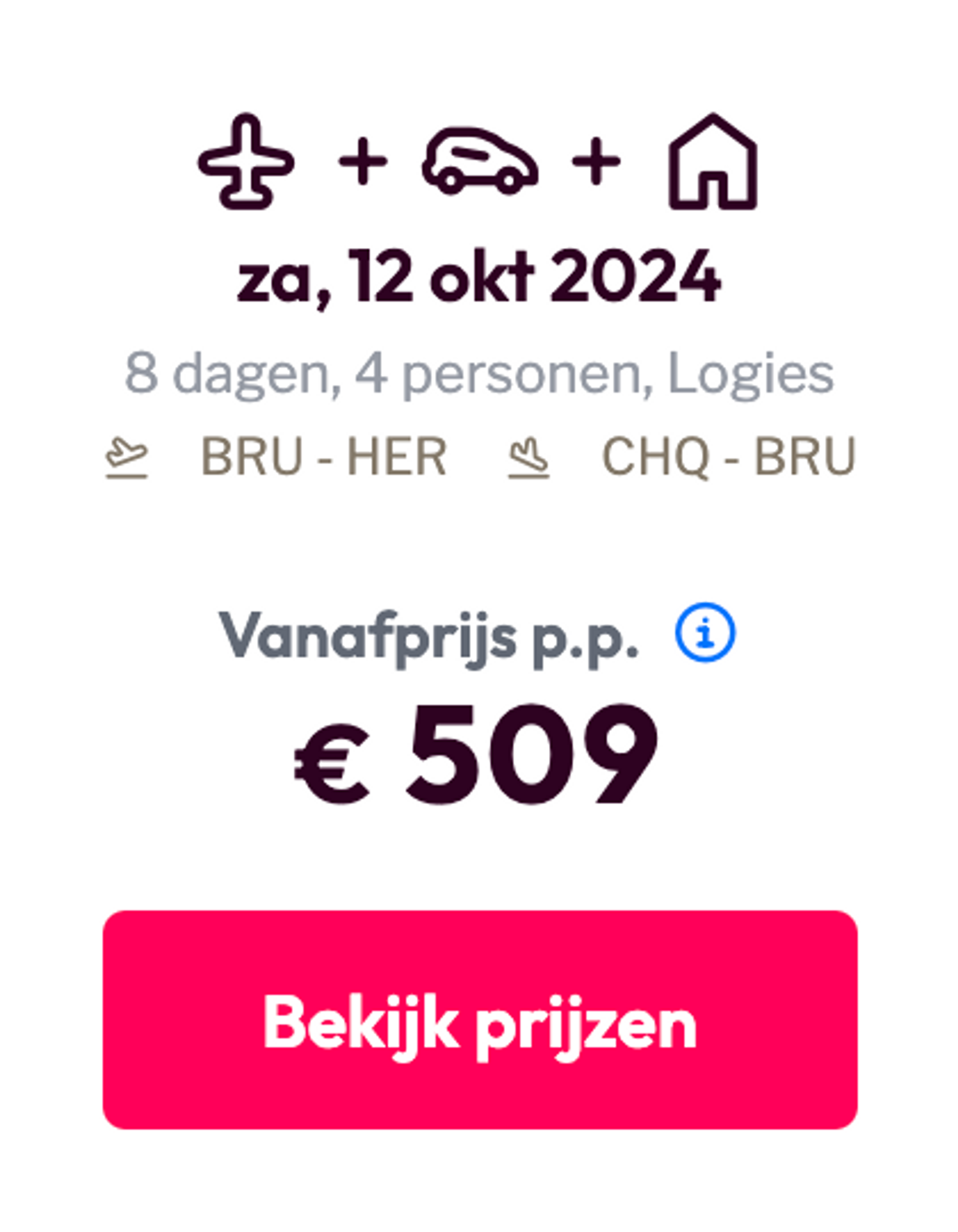 Boekingsvoorbeeld