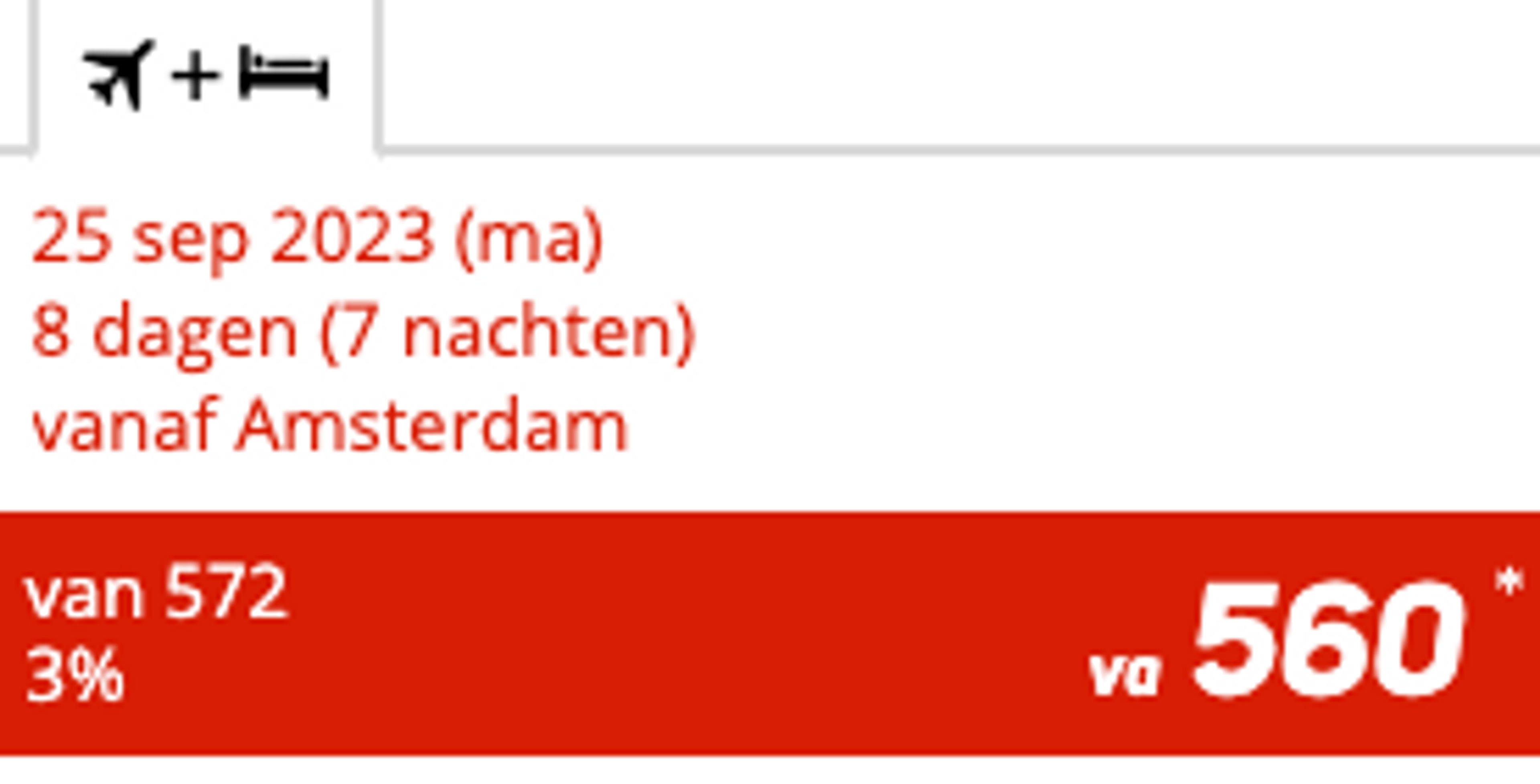 Boekingsvoorbeeld