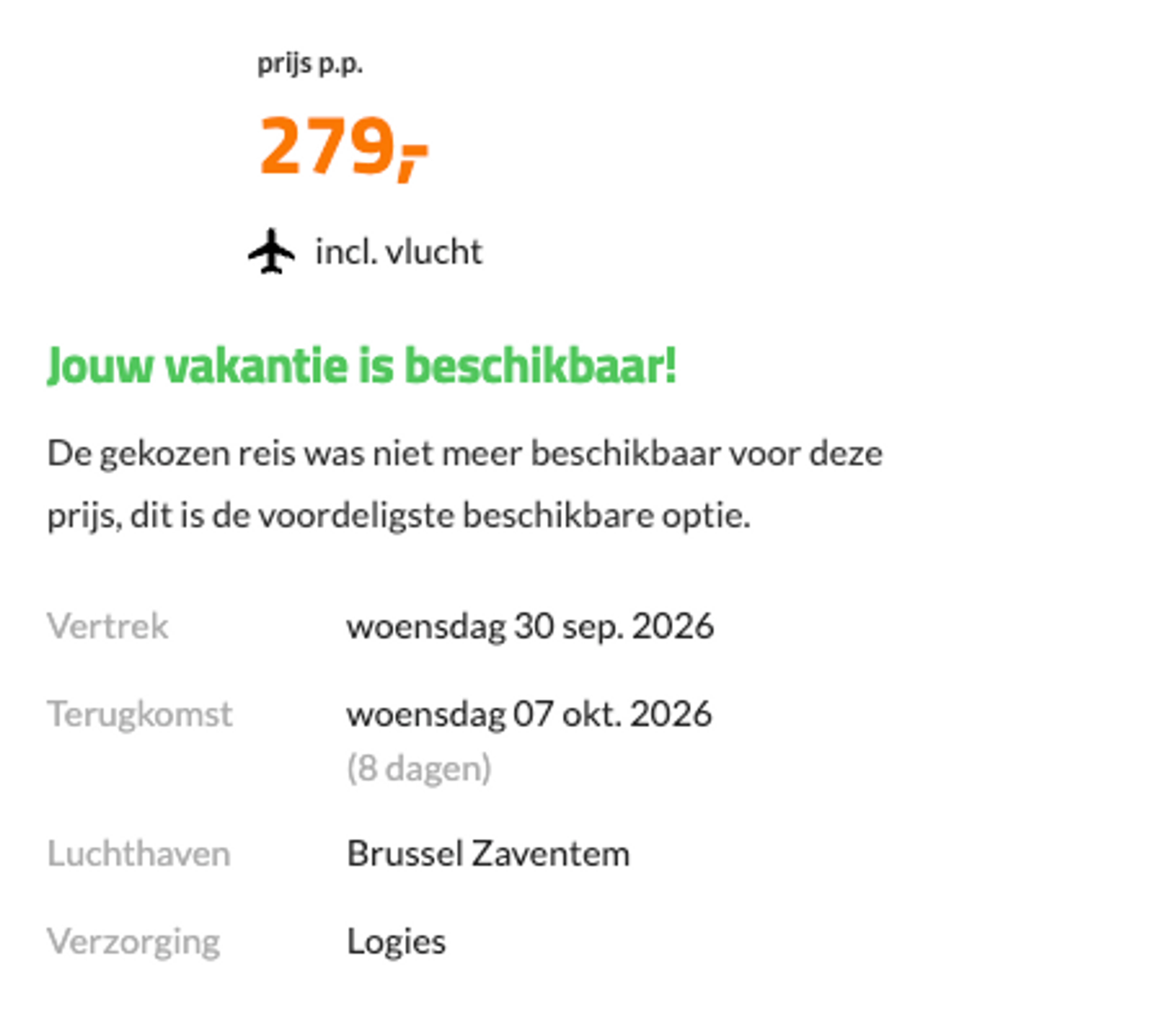 Boekingsvoorbeeld
