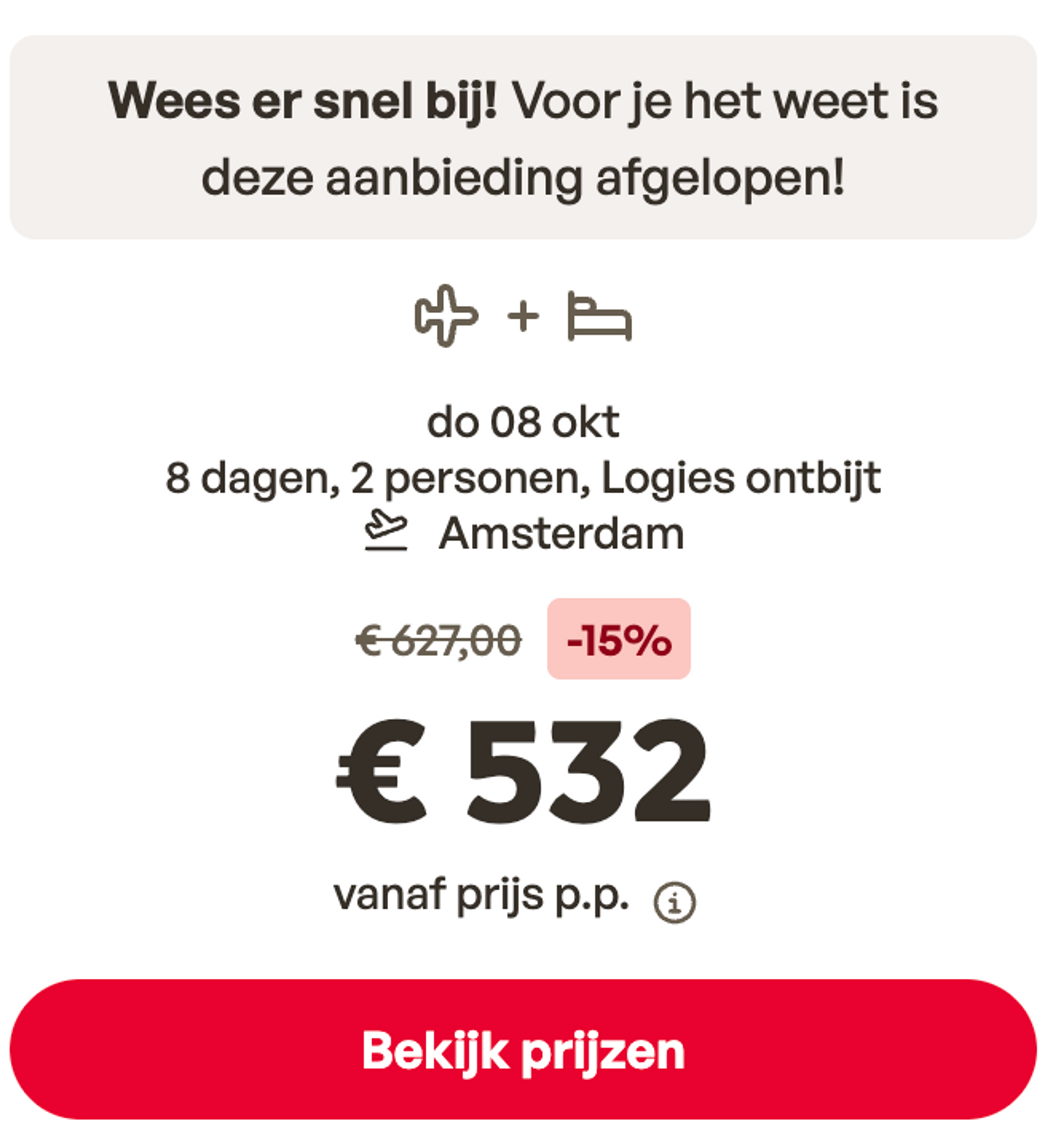 Boekingsvoorbeeld
