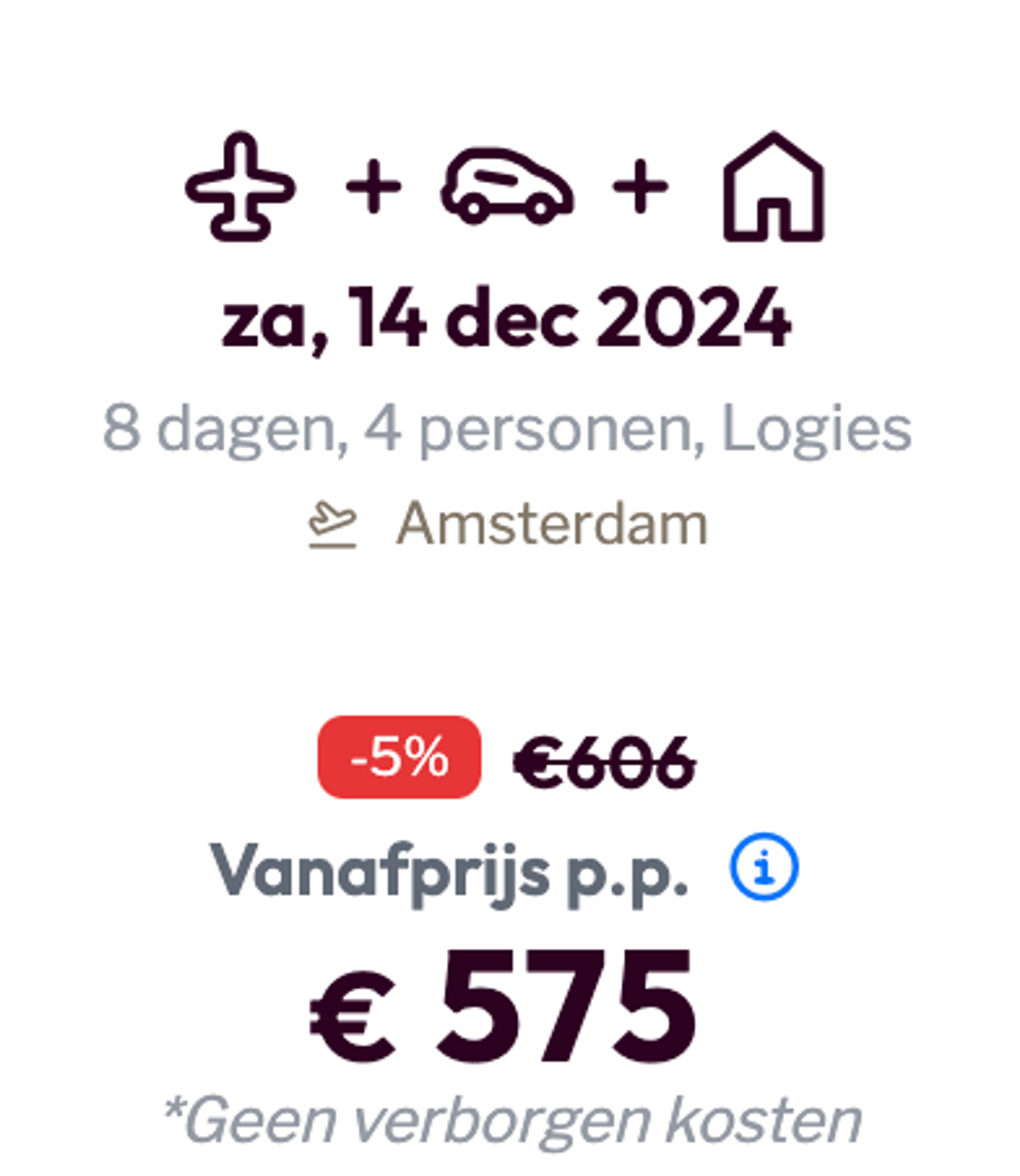 Boekingsvoorbeeld