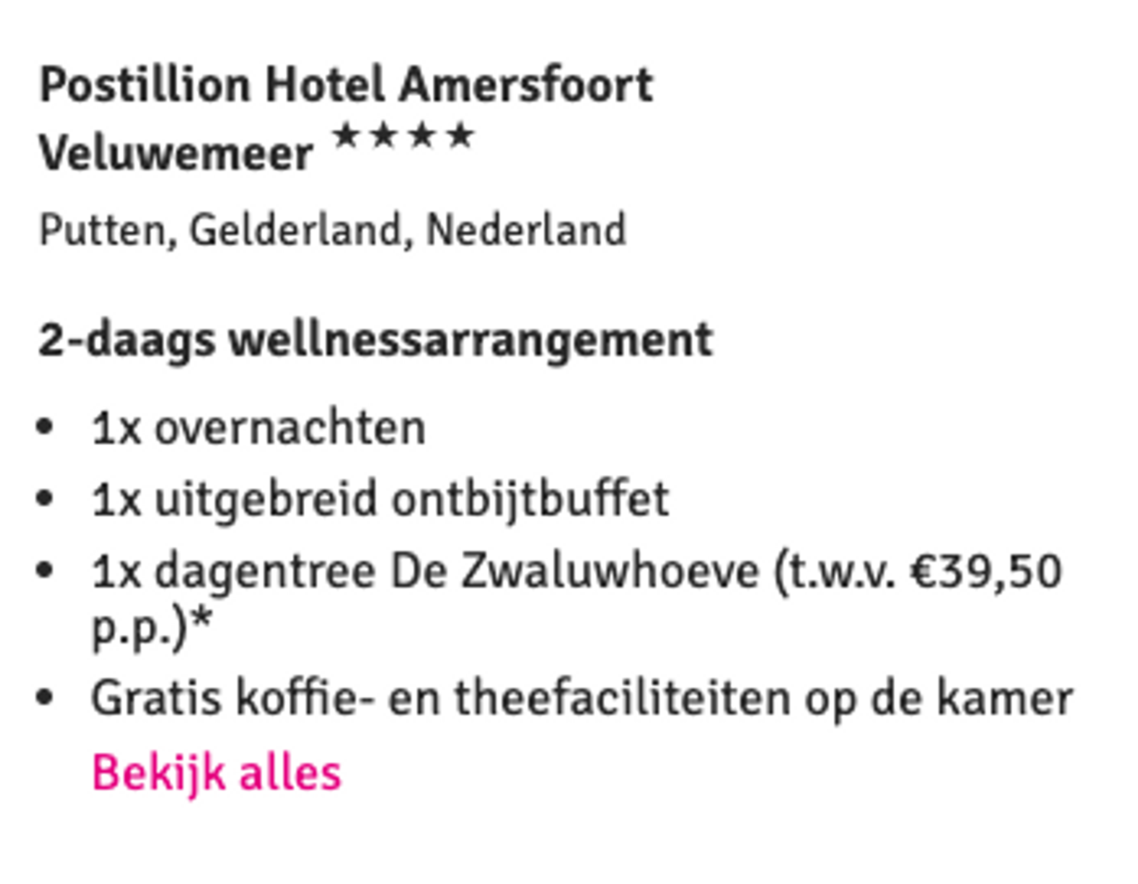 Boekingsvoorbeeld