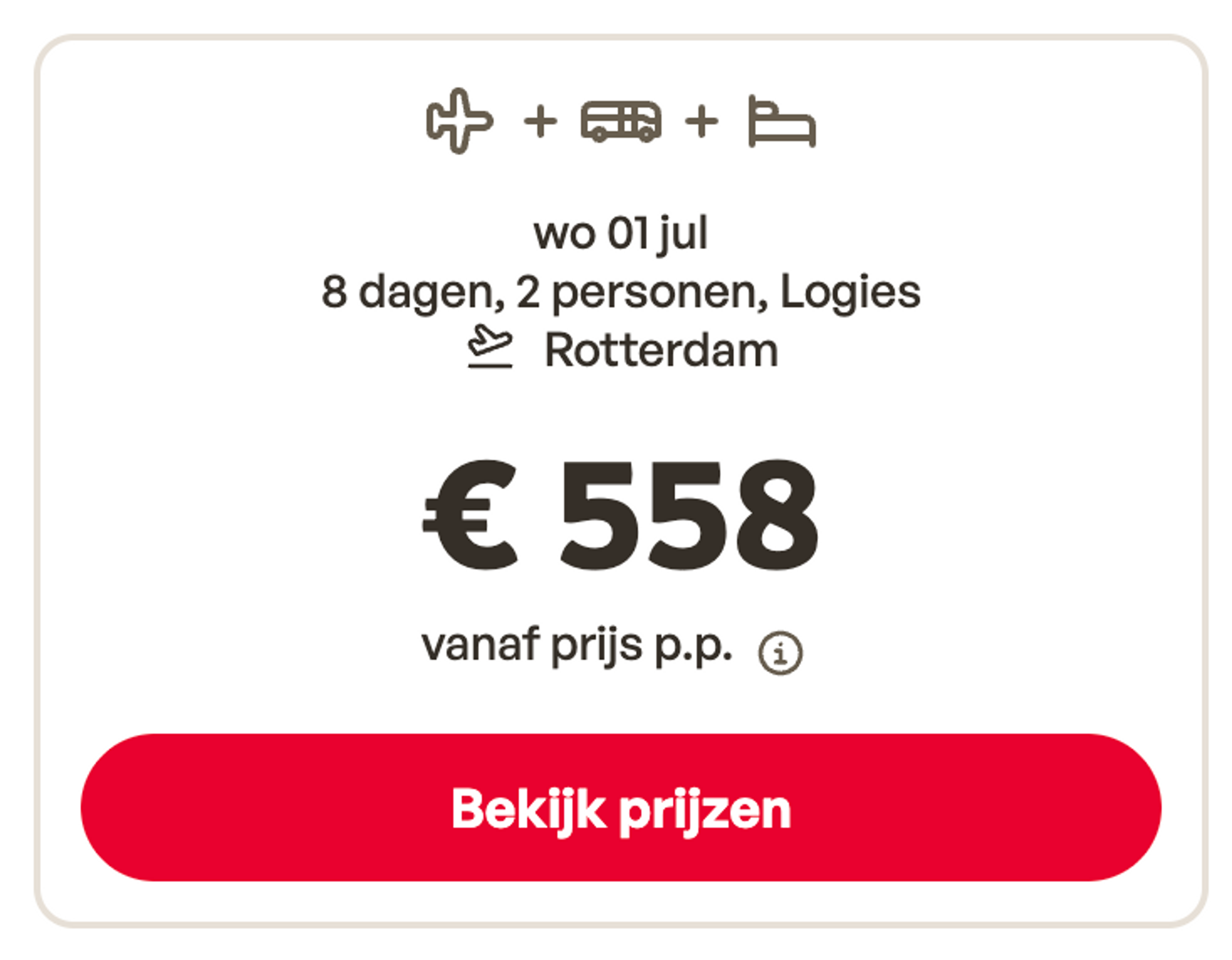Boekingsvoorbeeld