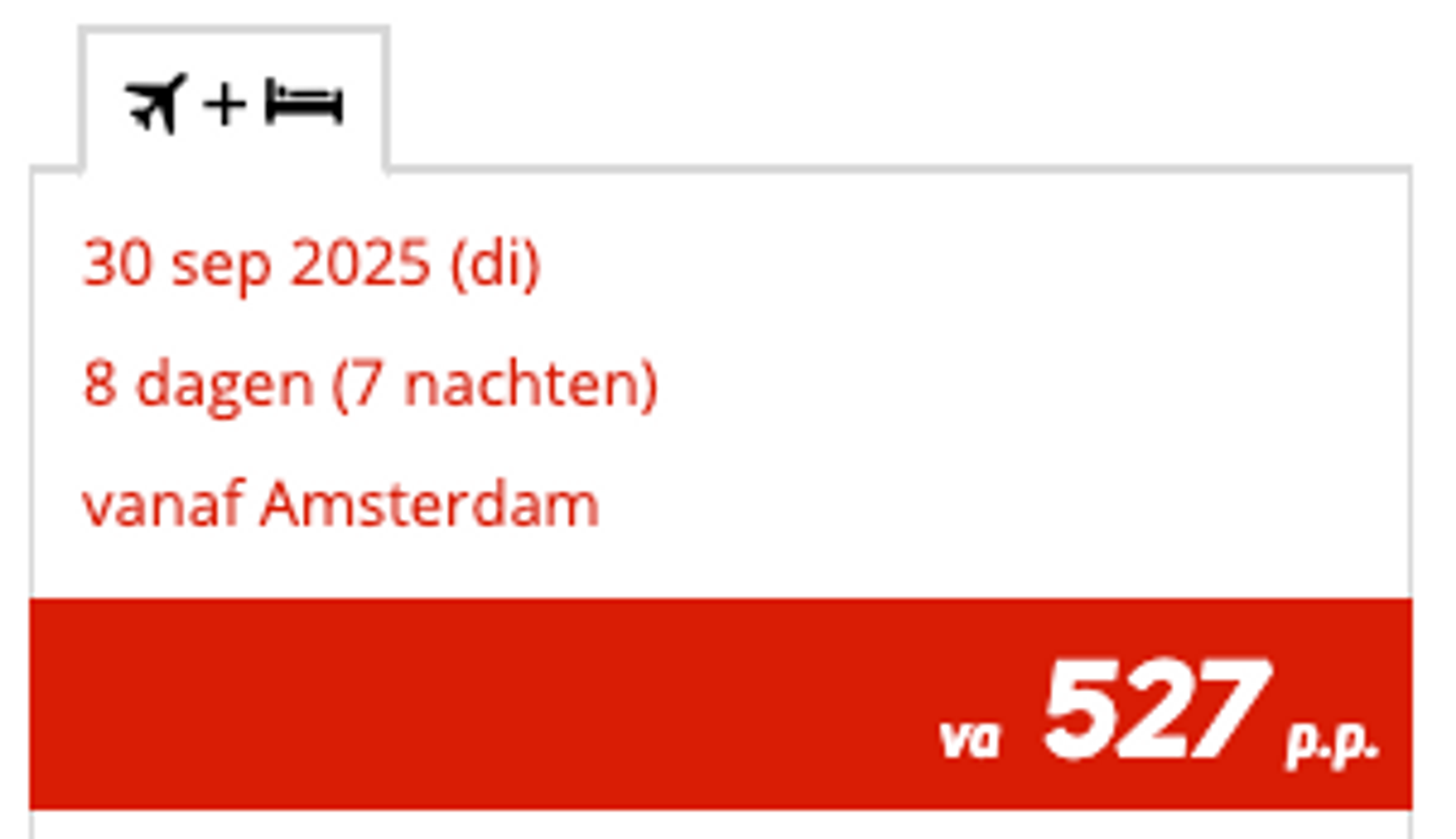 Boekingsvoorbeeld